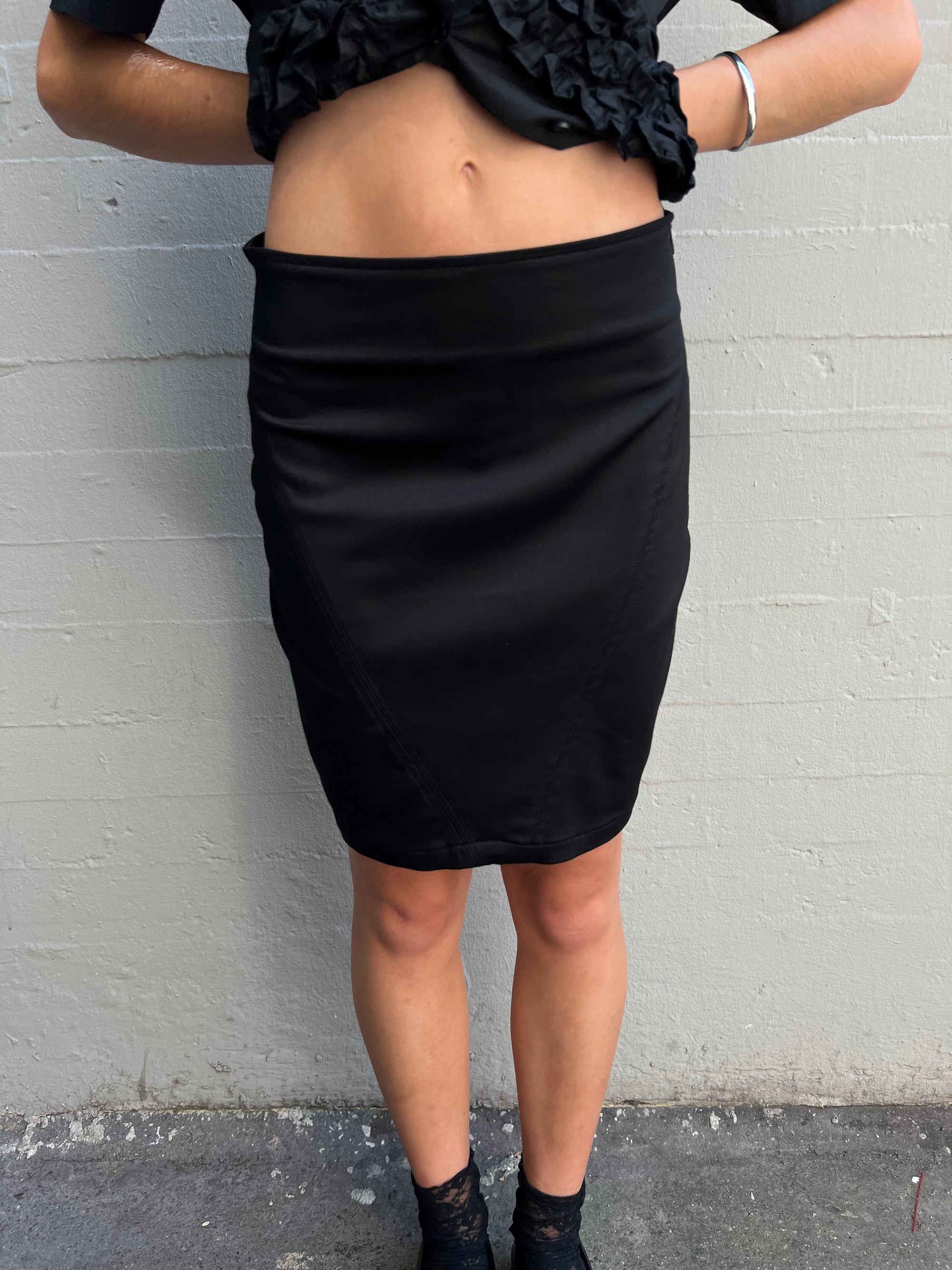 Vintage Versus Gianni Versace Black Skirt XS