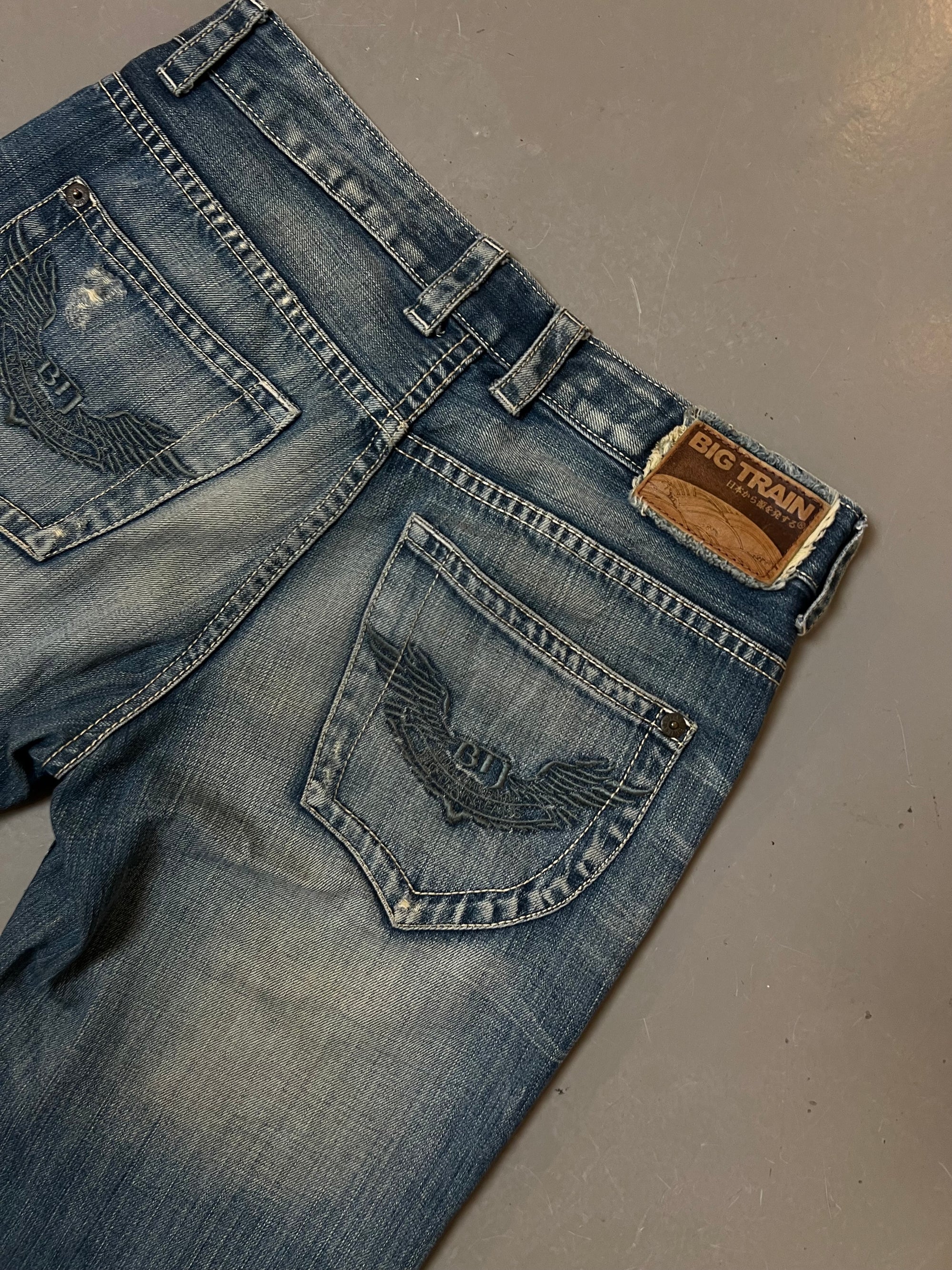 Vintage Big Train Washed Denim S/M