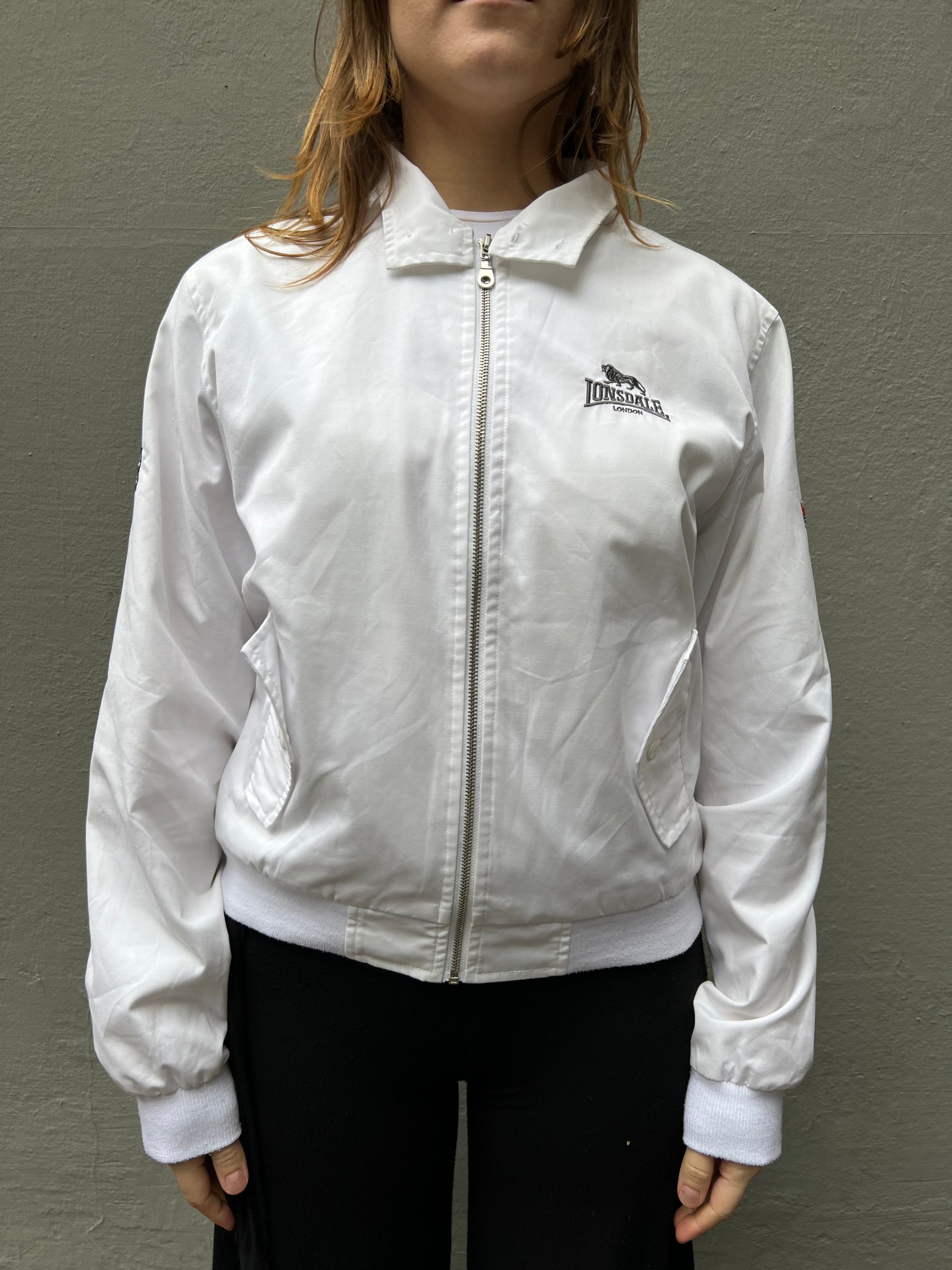 Vintage White Lonsdale Jacket M