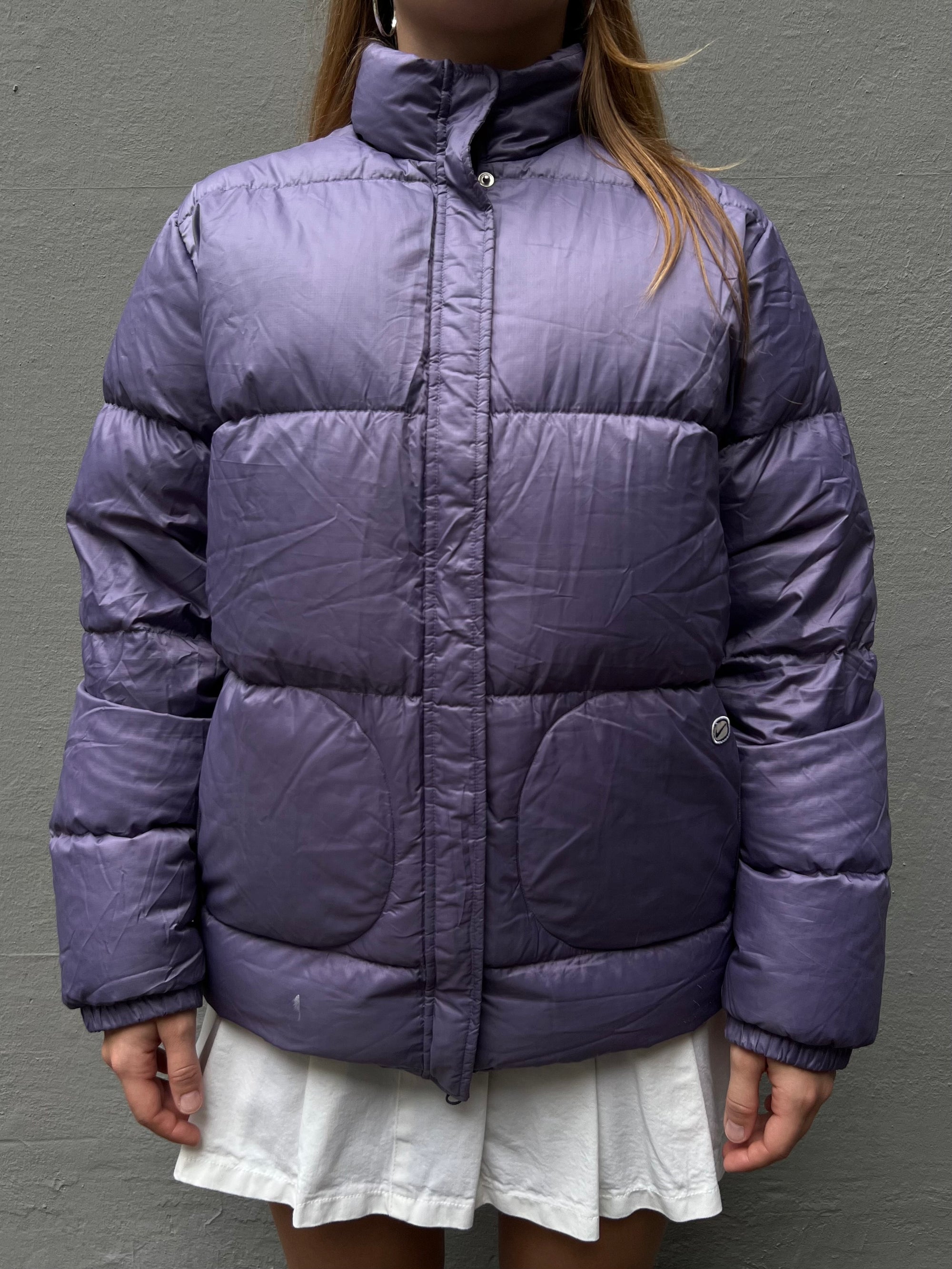 Vintage Purple Nike Puffer Jacket L/XL