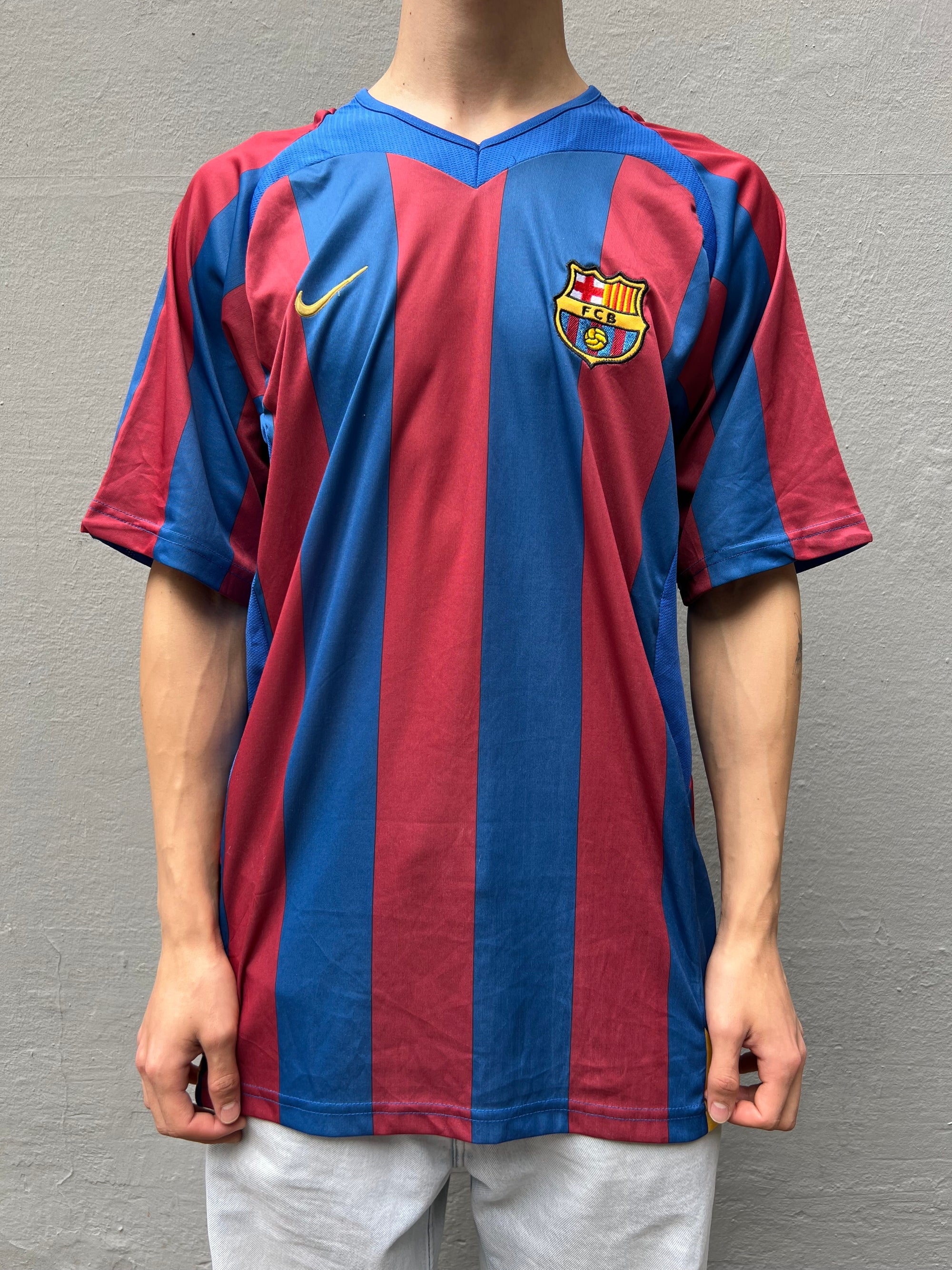 Vintage Nike FCB Ronaldinho Jersey XL