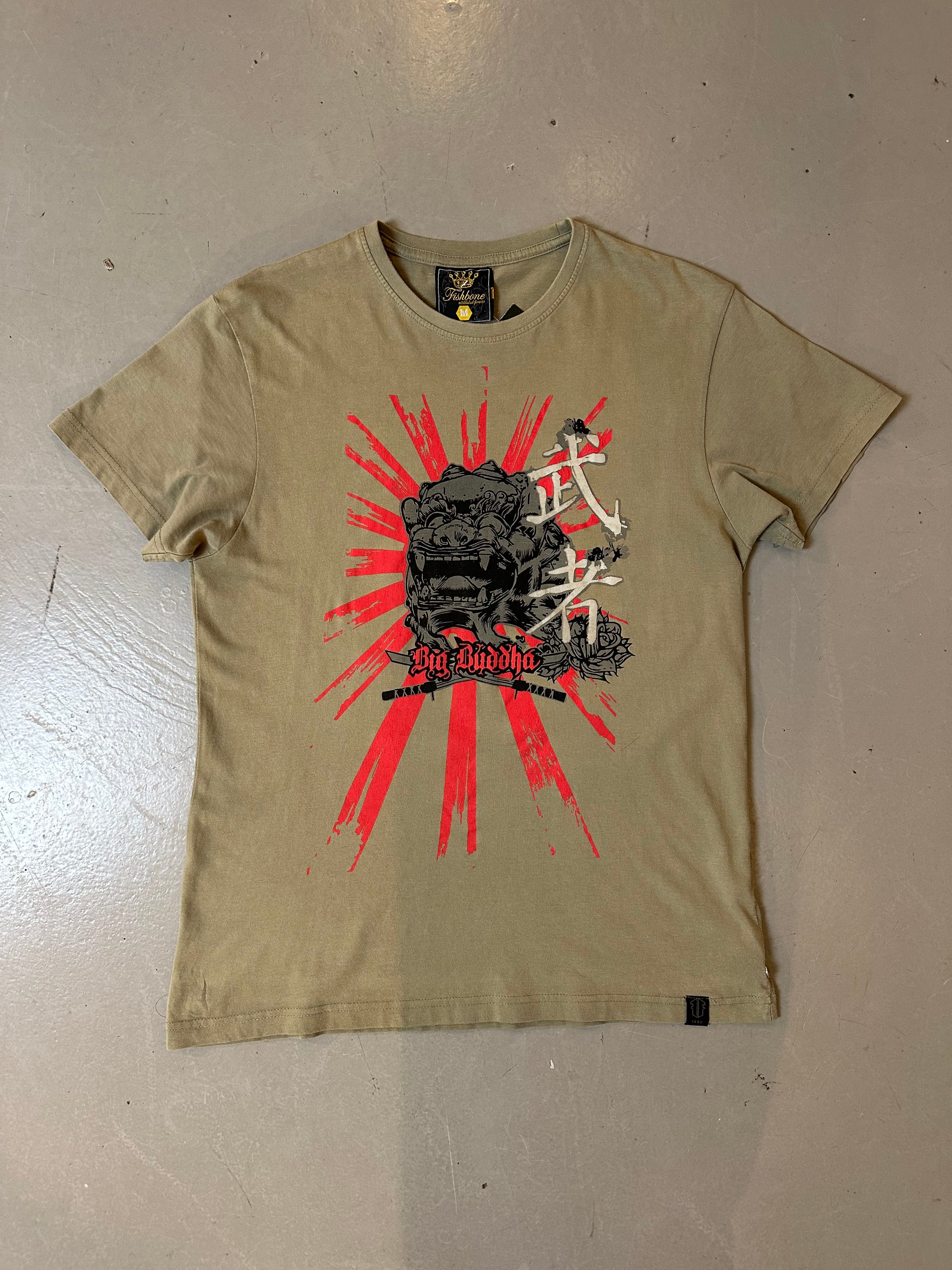 Vintage Khaki Fishbone Tee S/M