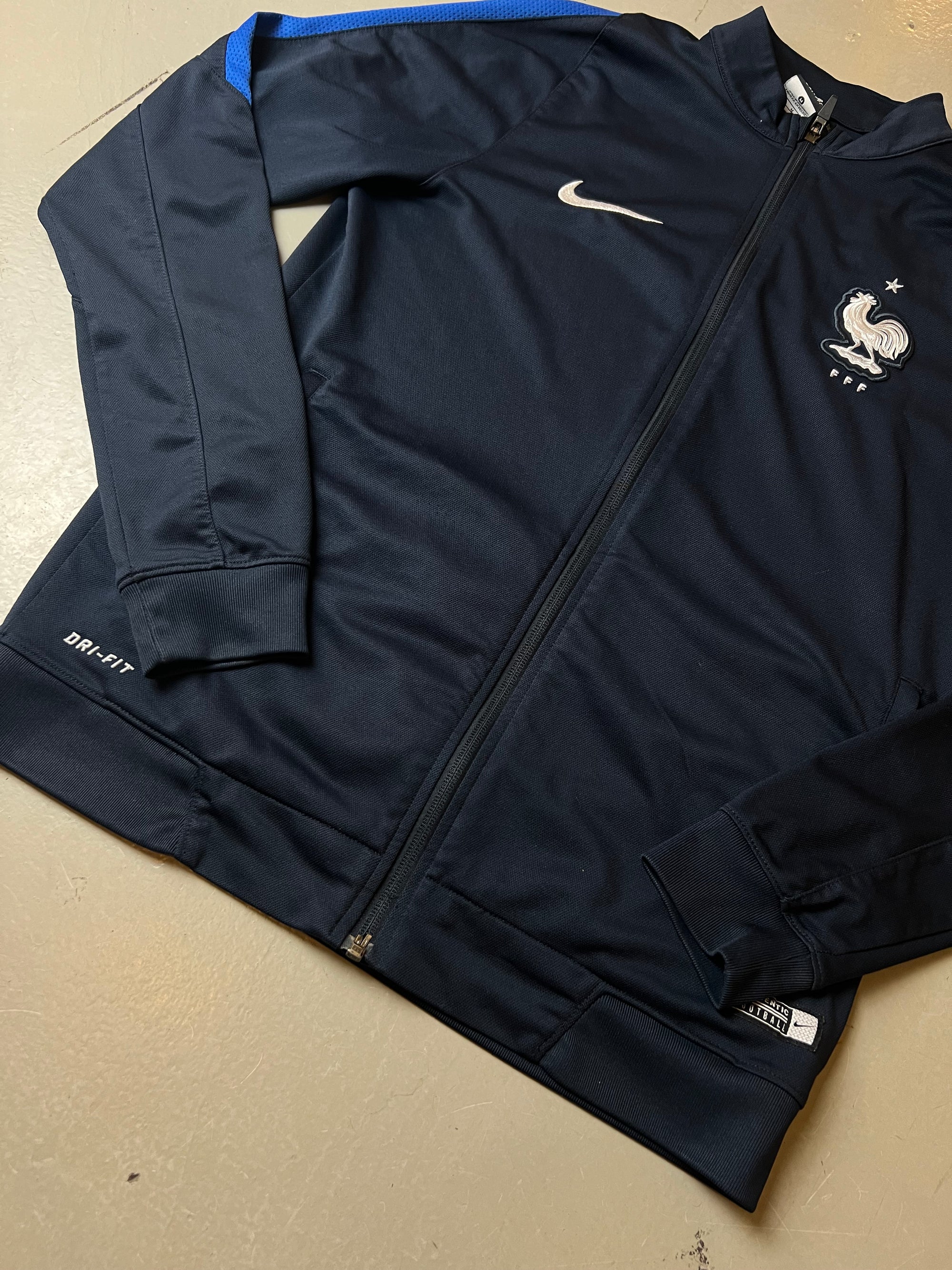 Vintage Nike France Soccer Trackjacket M