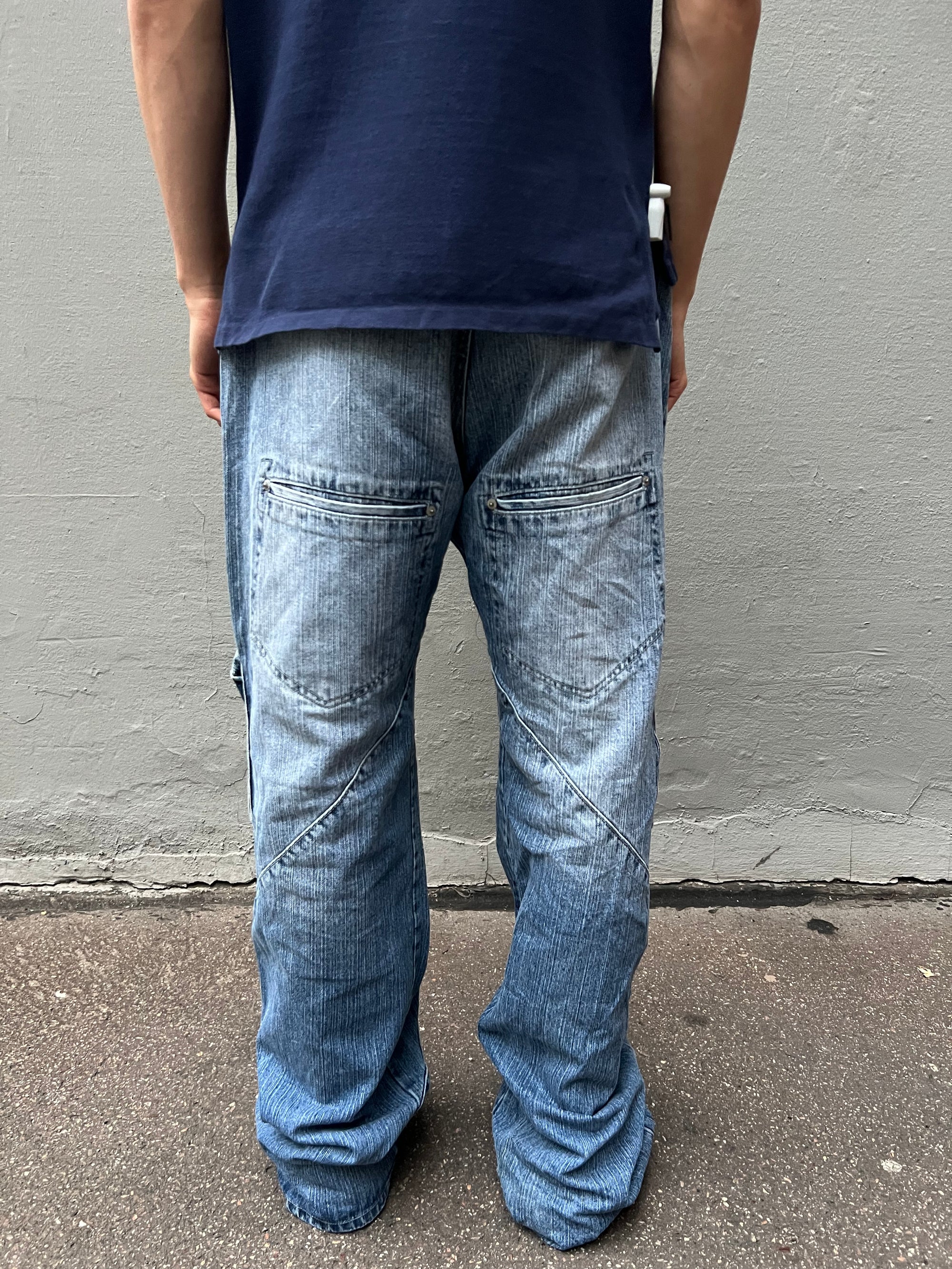 Vintage Baggy Cargo Denim L/XL