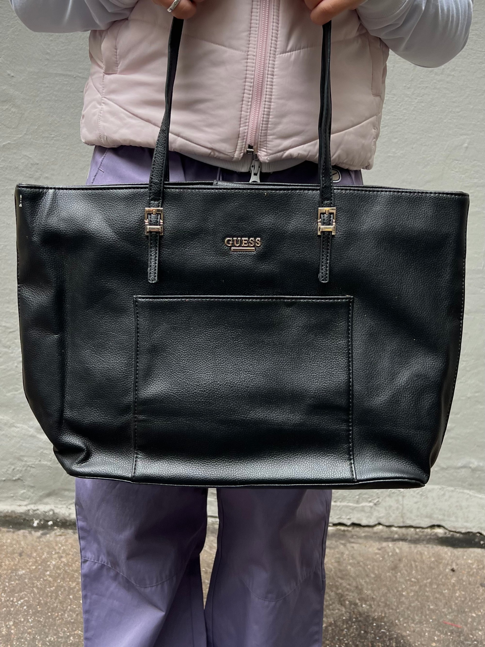 Vintage Crazy Leather Guess Bag