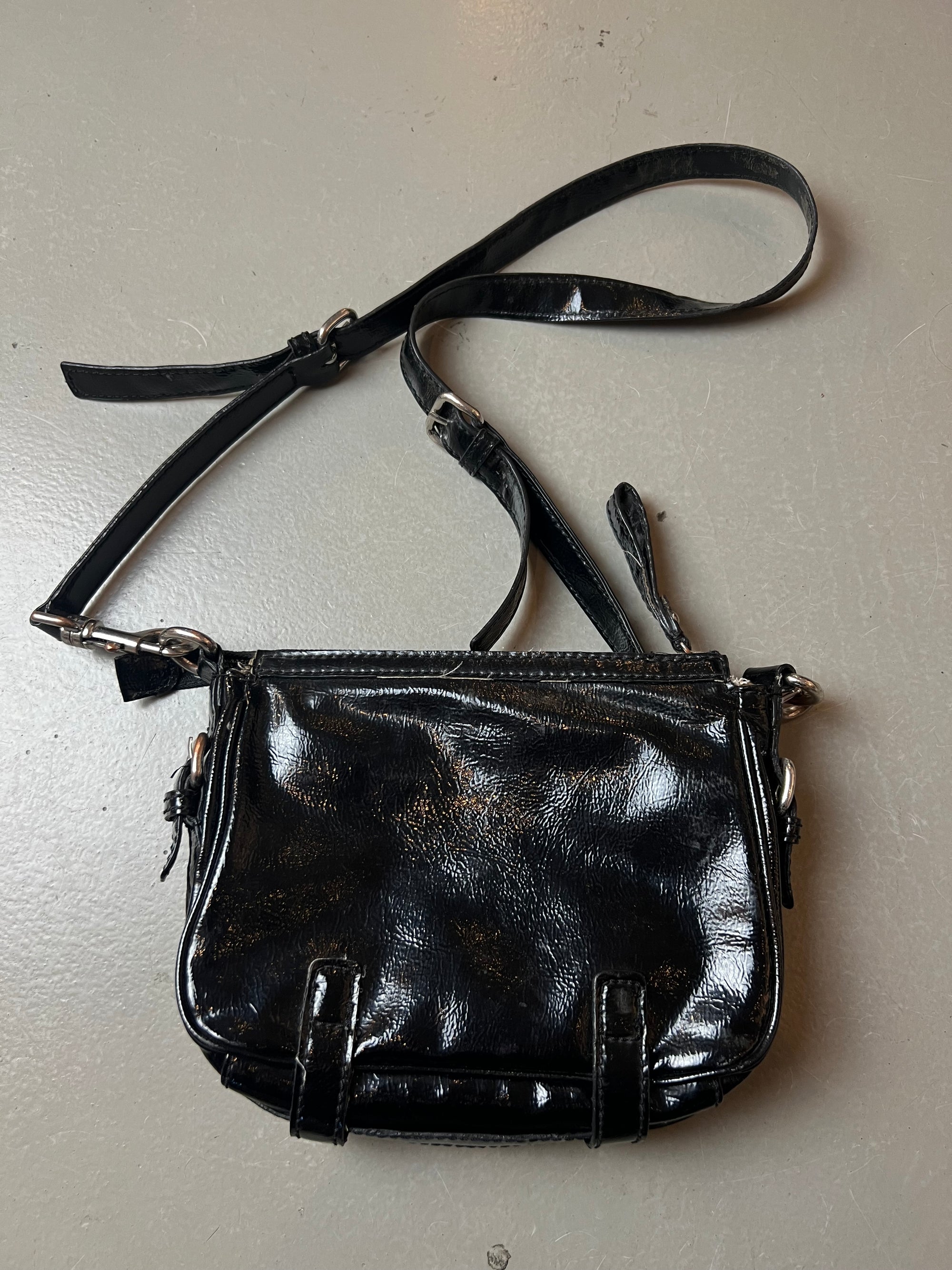 Vintage Guess Black Mini Sling Bag