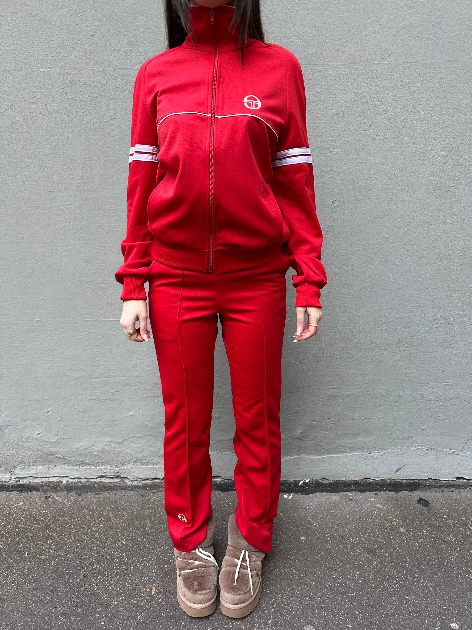 Vintage Red/White Sergio Tacchini Tracksuit XS/S