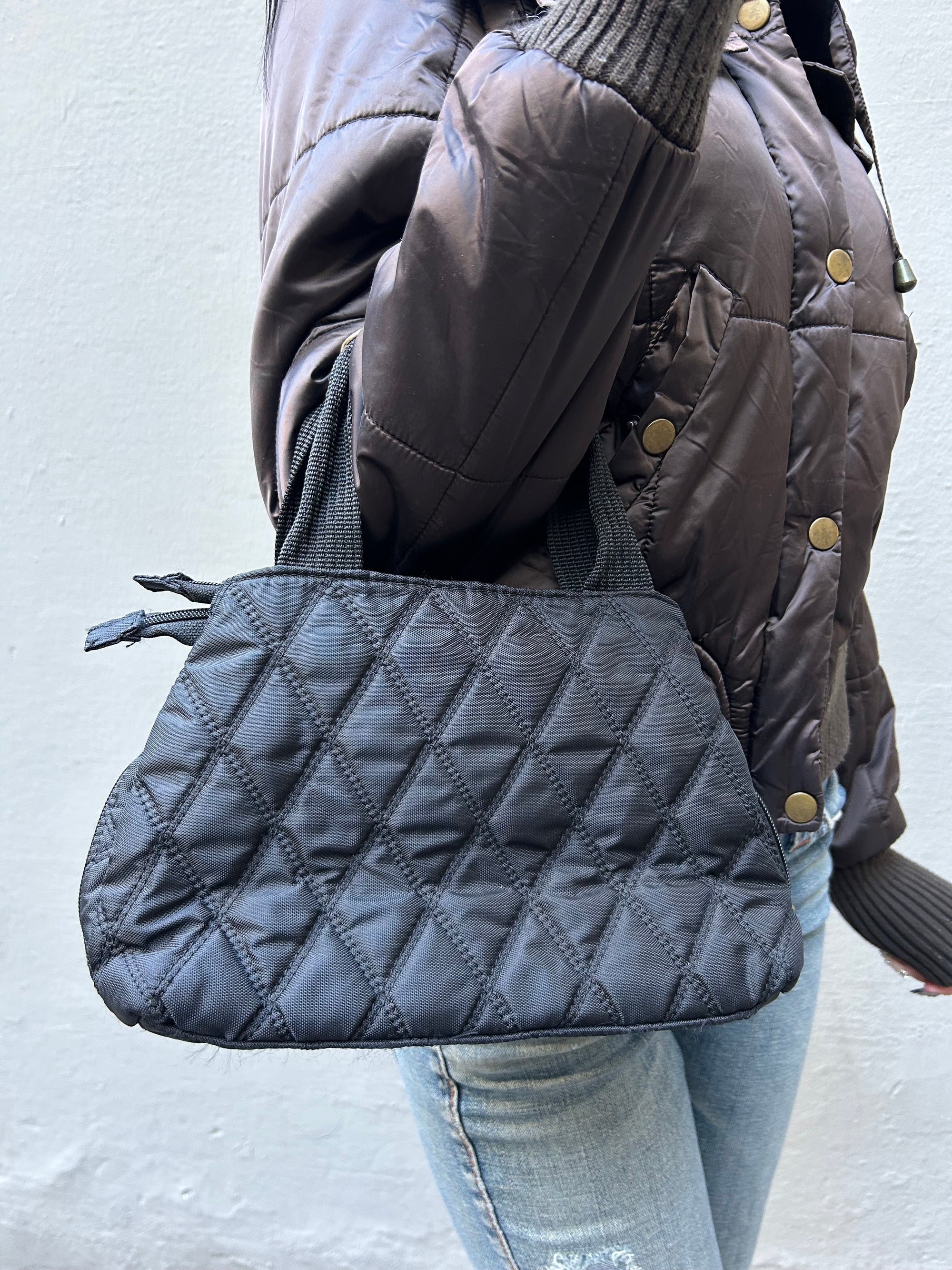 Vintage Moncler Black Mini Bag