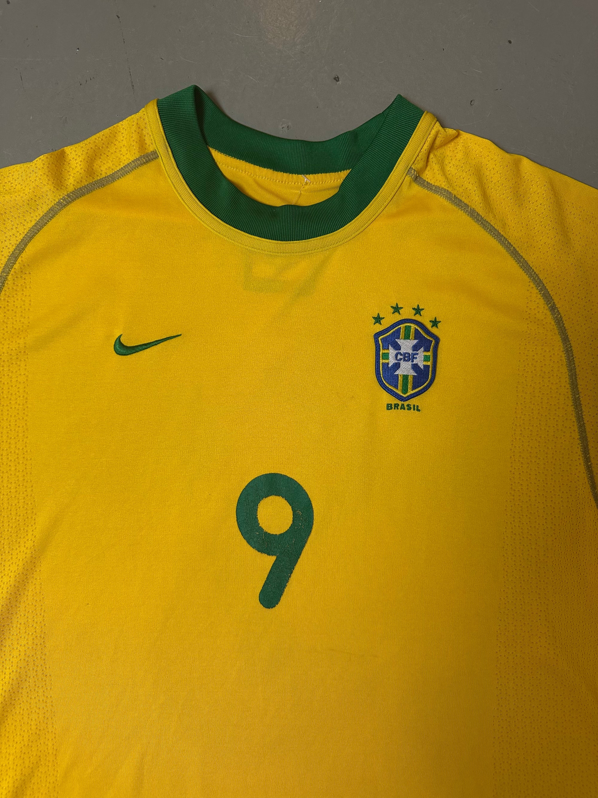 Vintage Nike Brasil Ronaldo Jersey XL