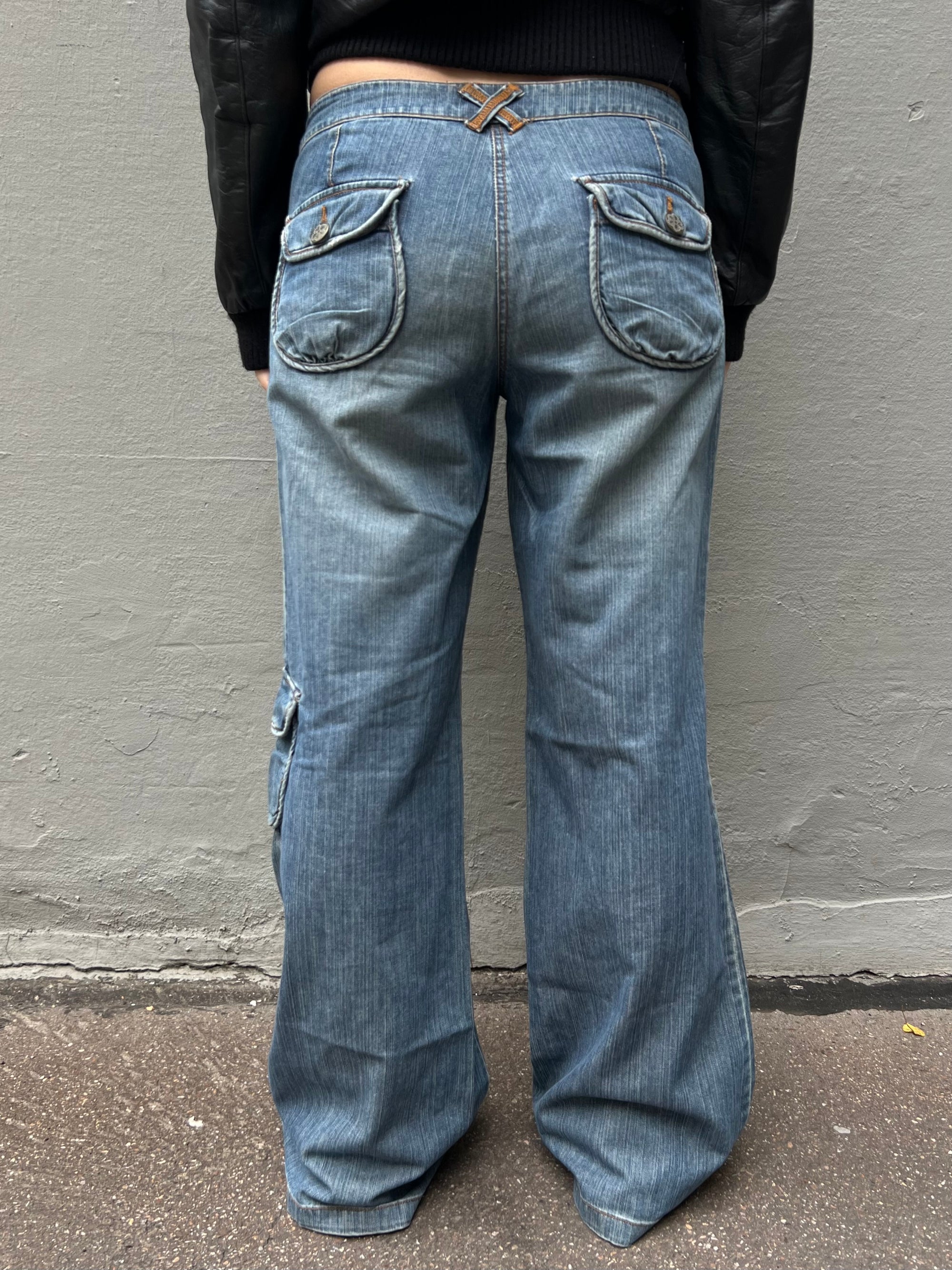 Vintage Baggy Washed Denim S/M