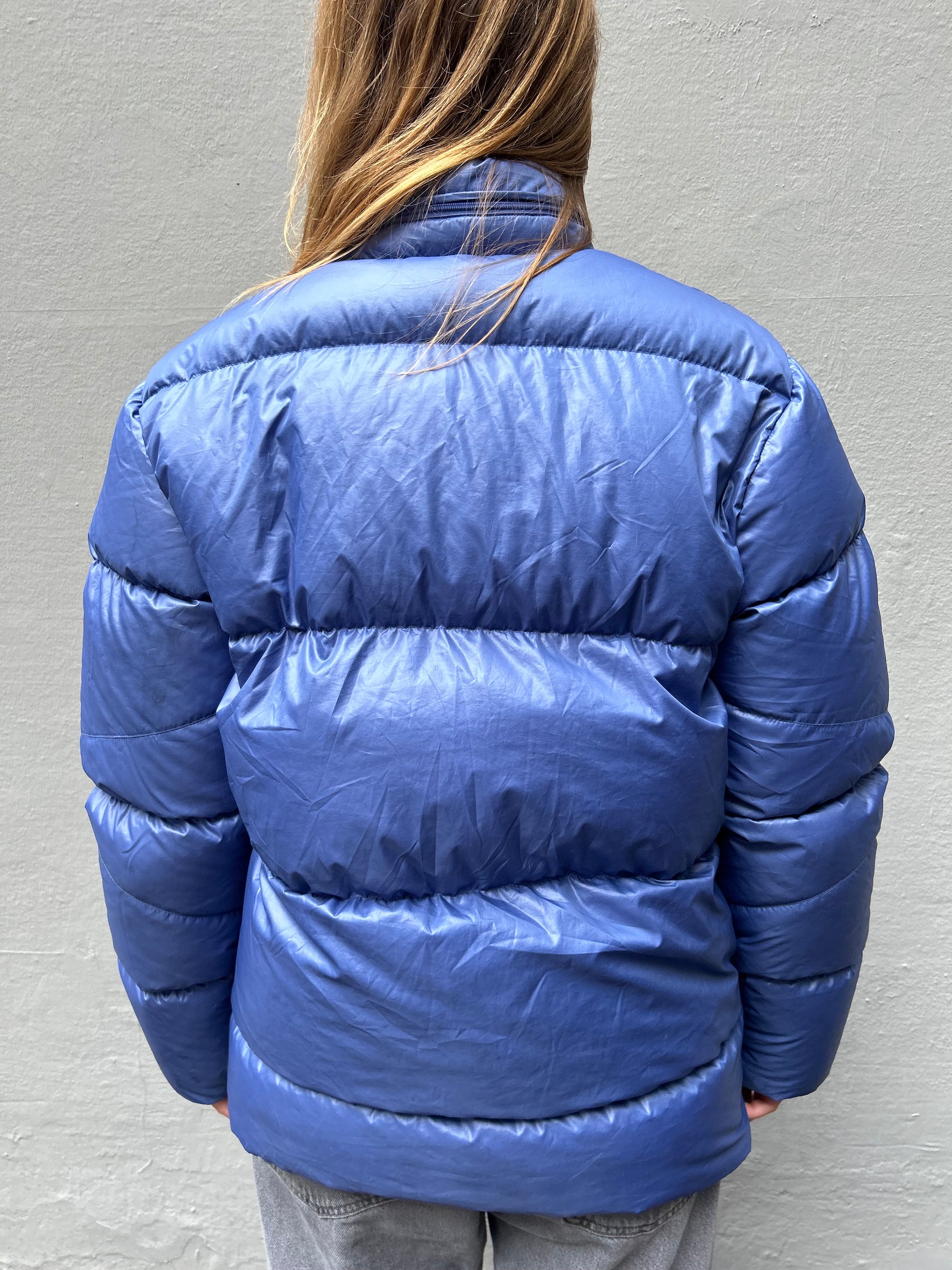 Vintage Blue Nike Puffer Jacket L/XL