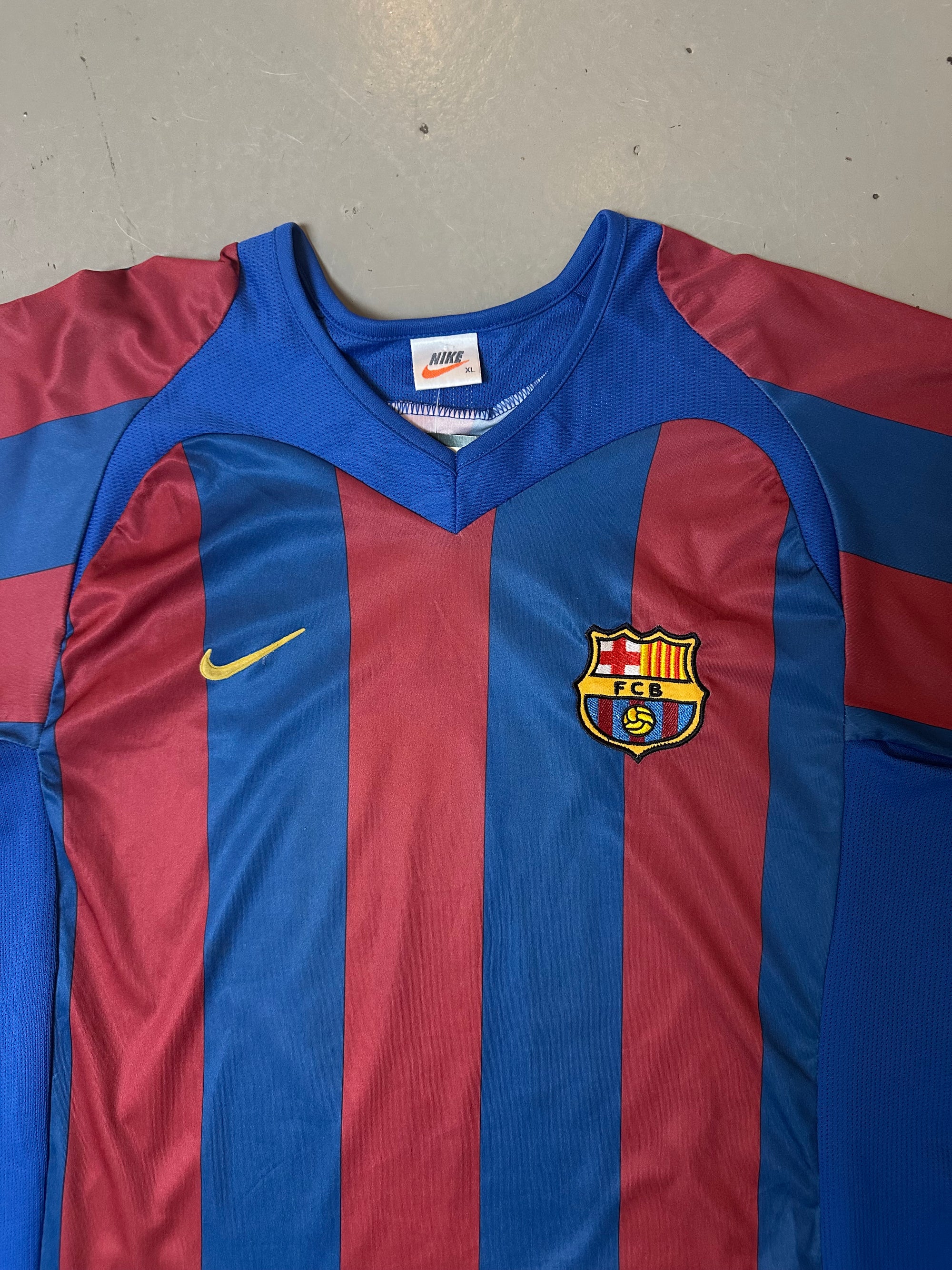 Vintage Nike FCB Ronaldinho Jersey XL