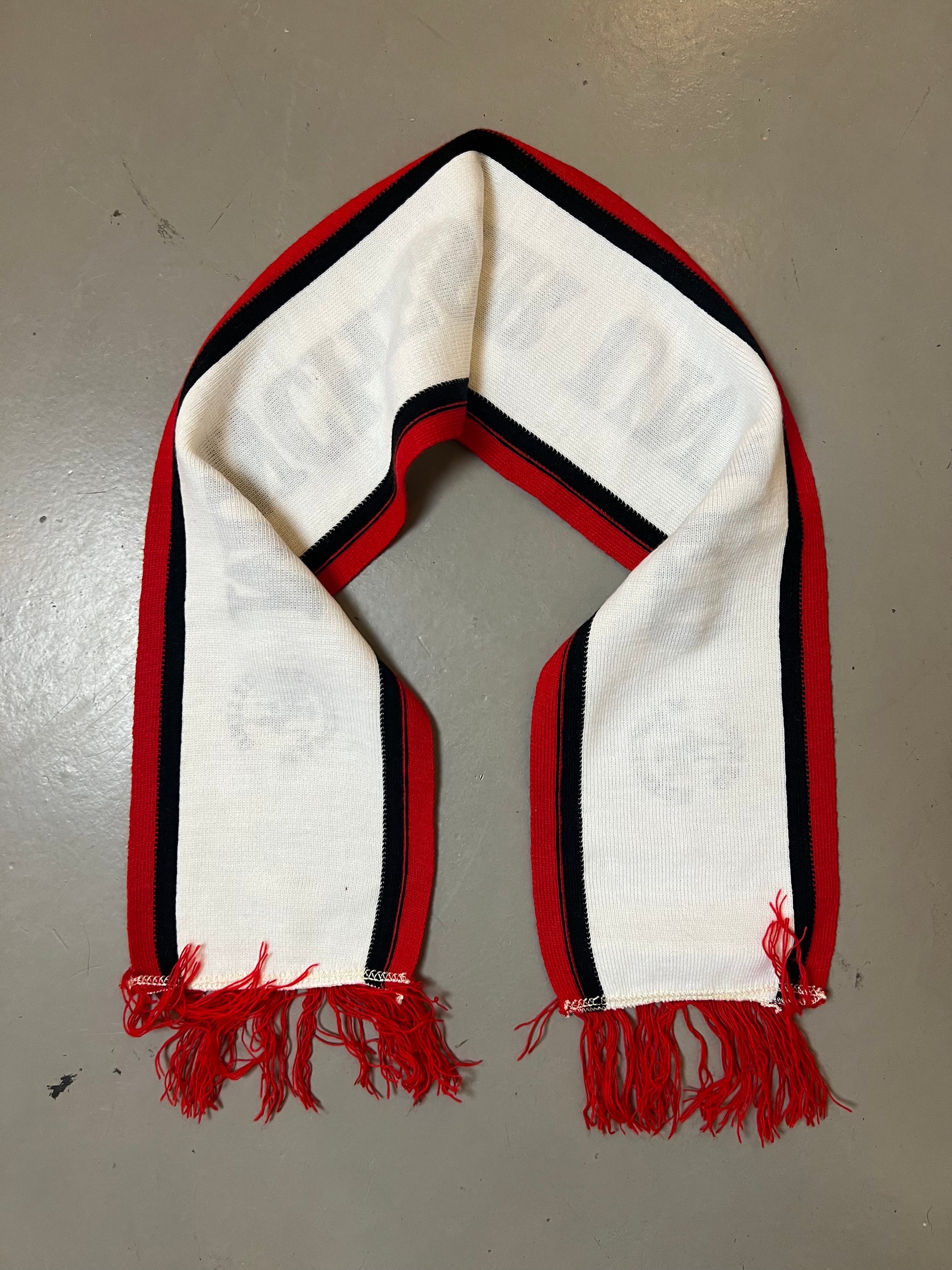 Vintage Manchester United Soccer Scarf