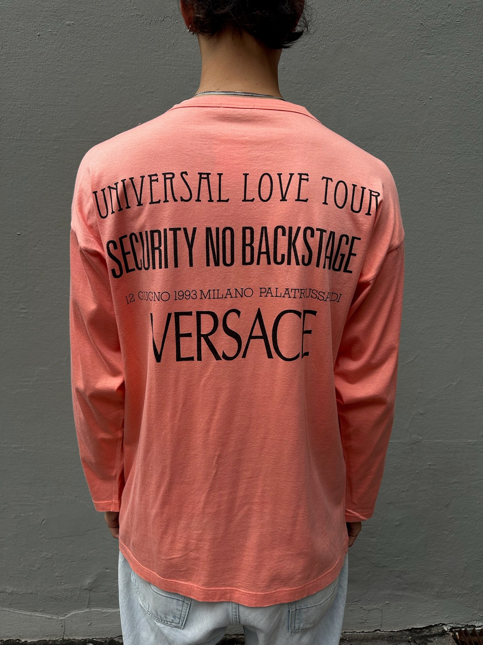 Vintage Versace 1993 Lenny Kravitz Tour Longsleeve L/XL