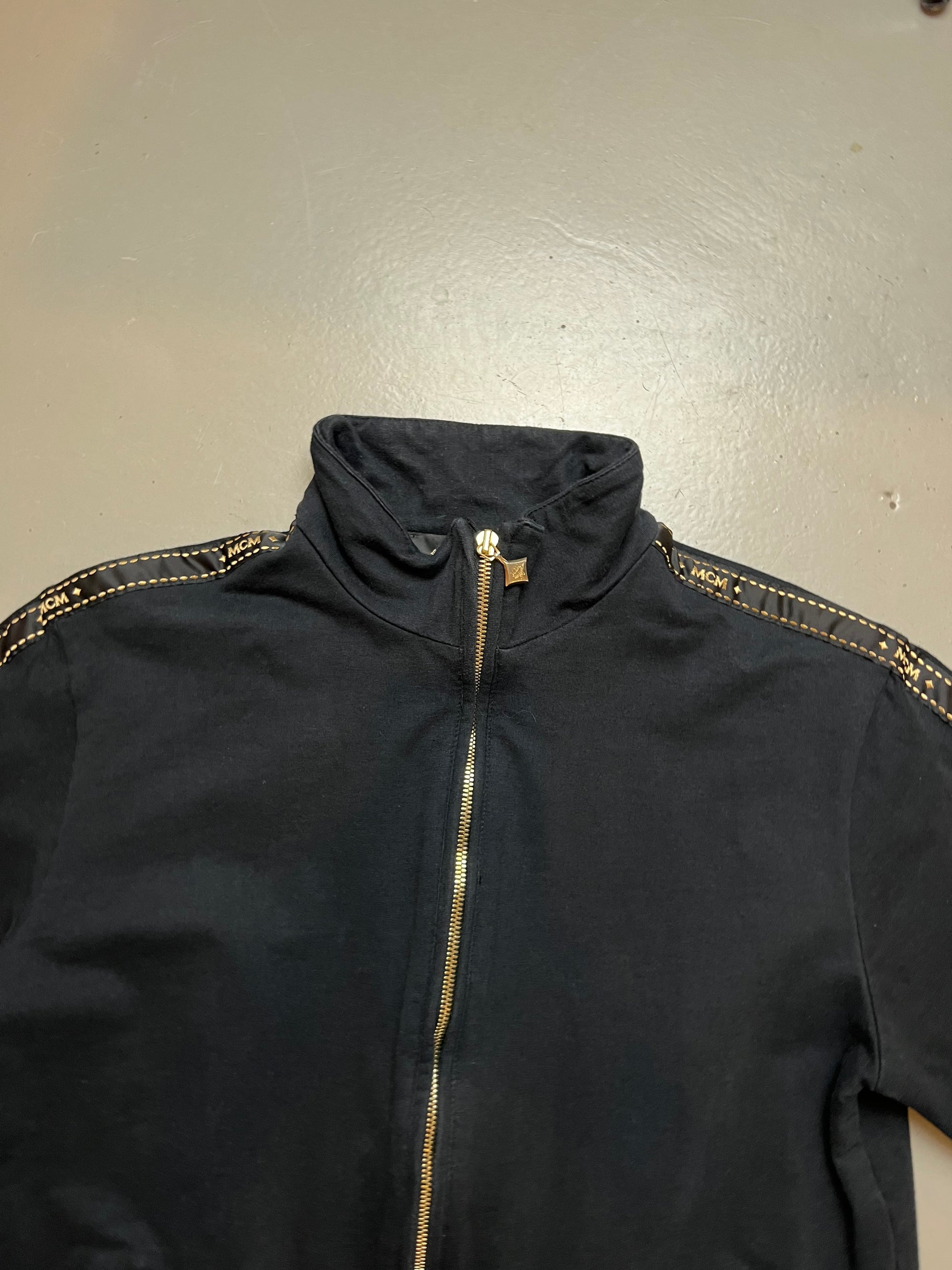 Vintage Black MCM Trackjacket M