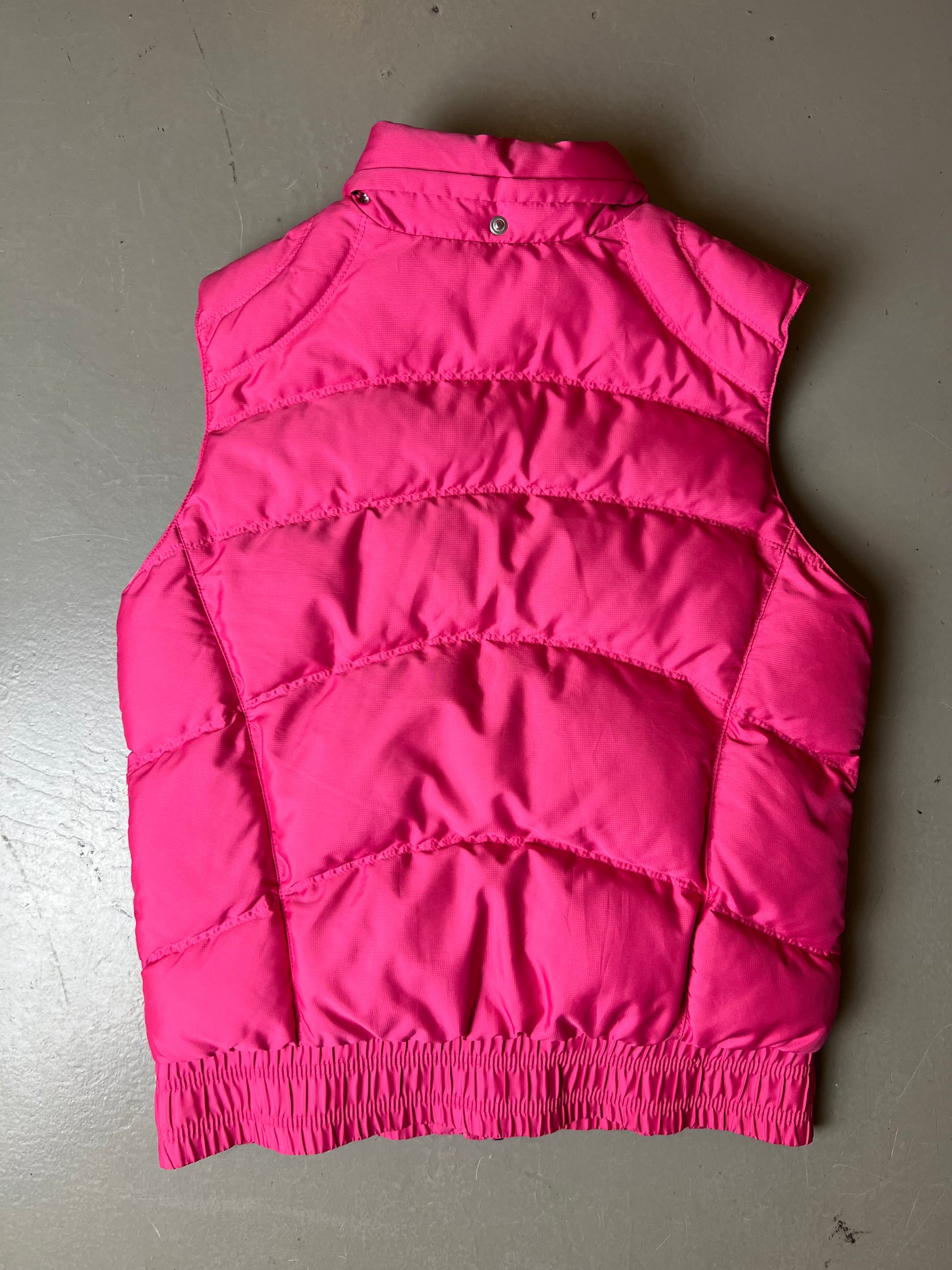 Vintage Nike Pink Puffer Vest S