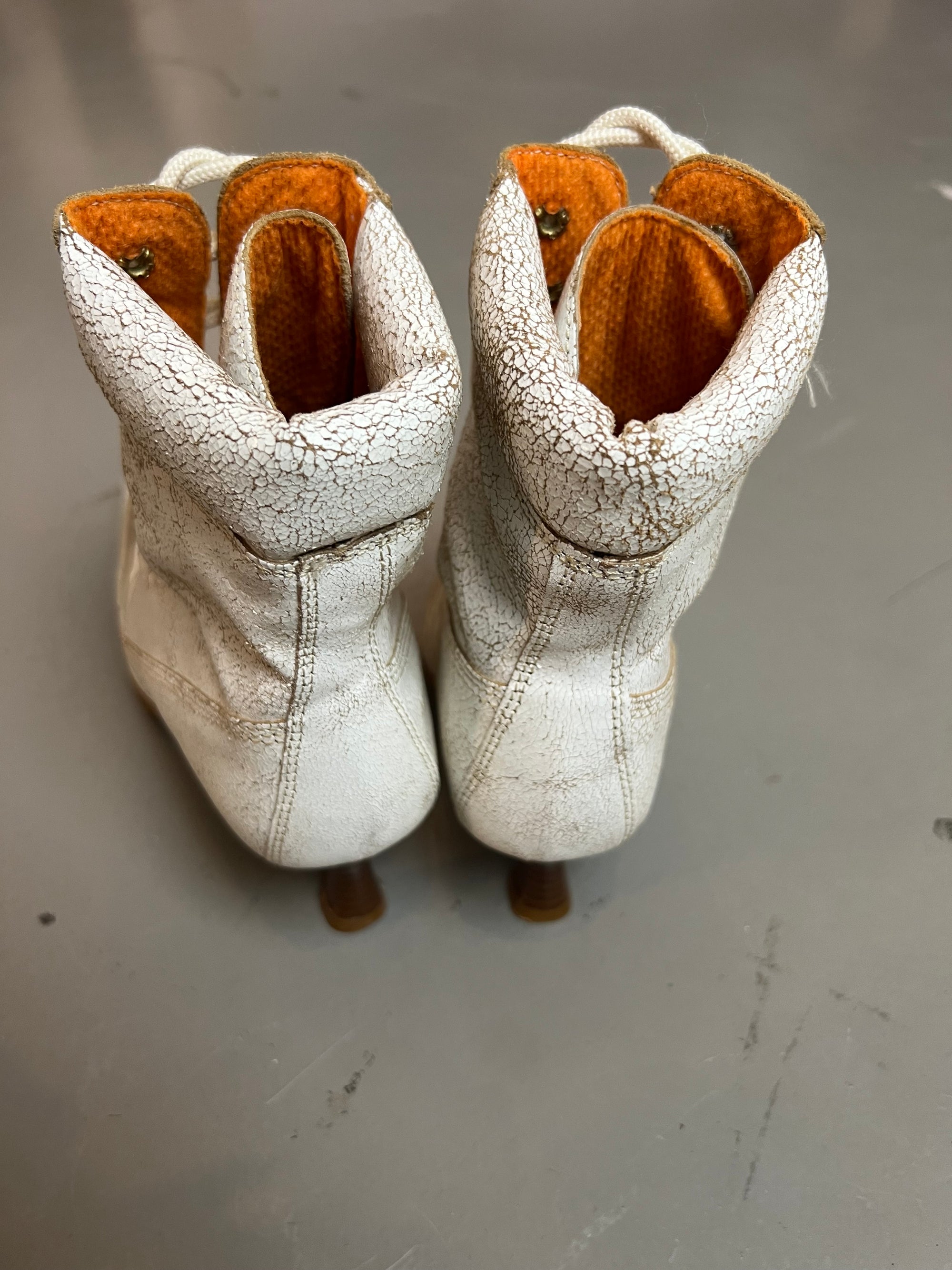 Vintage White Vintage Boots 38