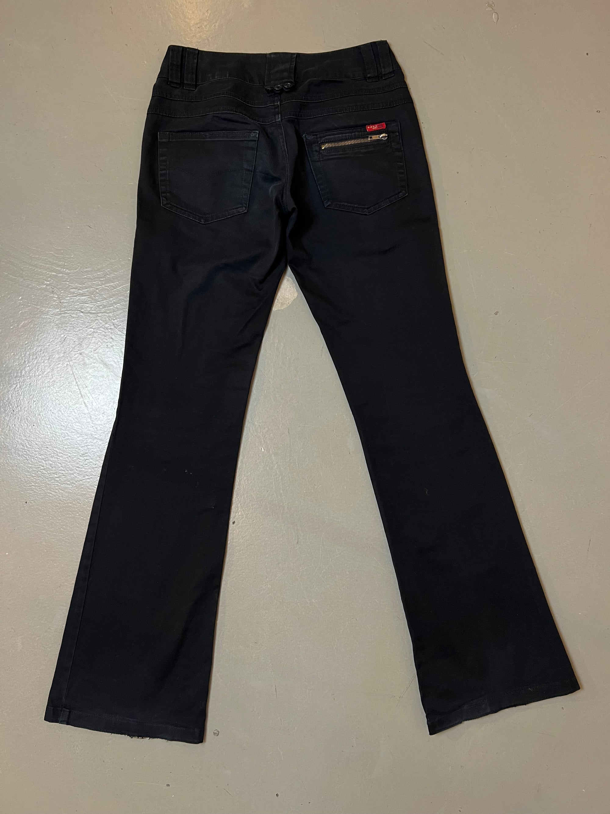 Vintage Straight Leg Black Pants XS