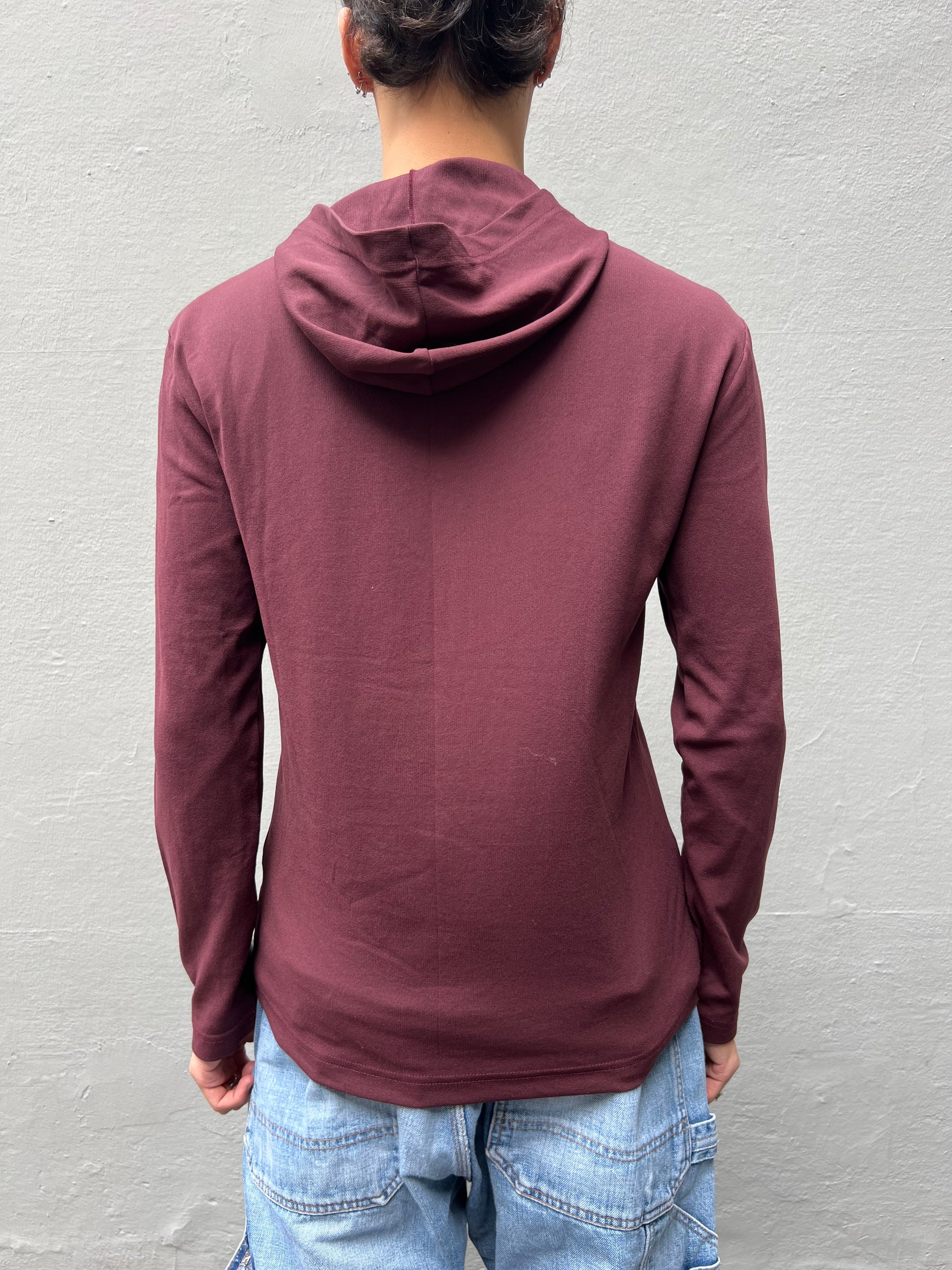 Vintage Bordeux Energie Hoodie S/M