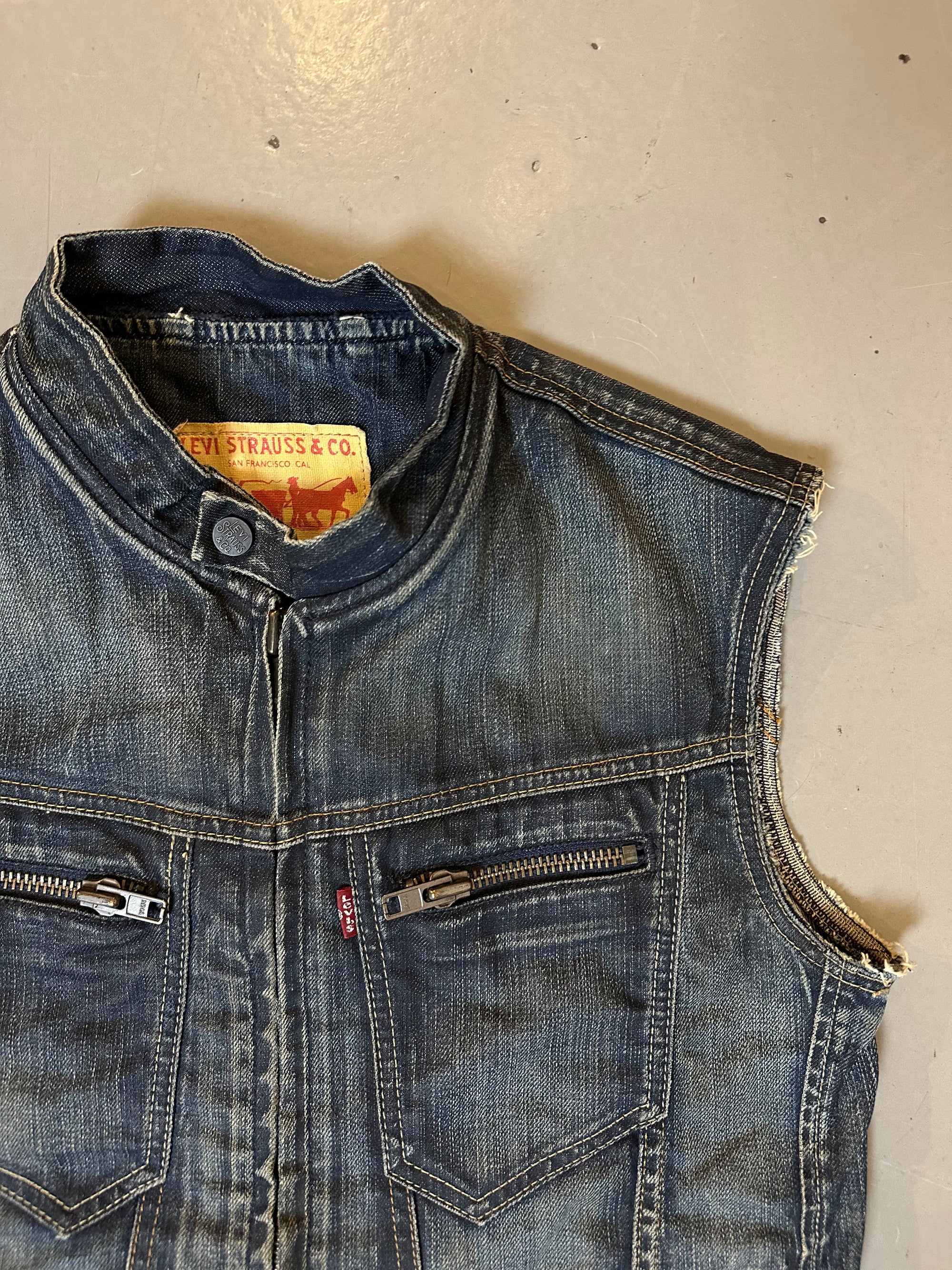 Vintage Levis Denim Vest S/M