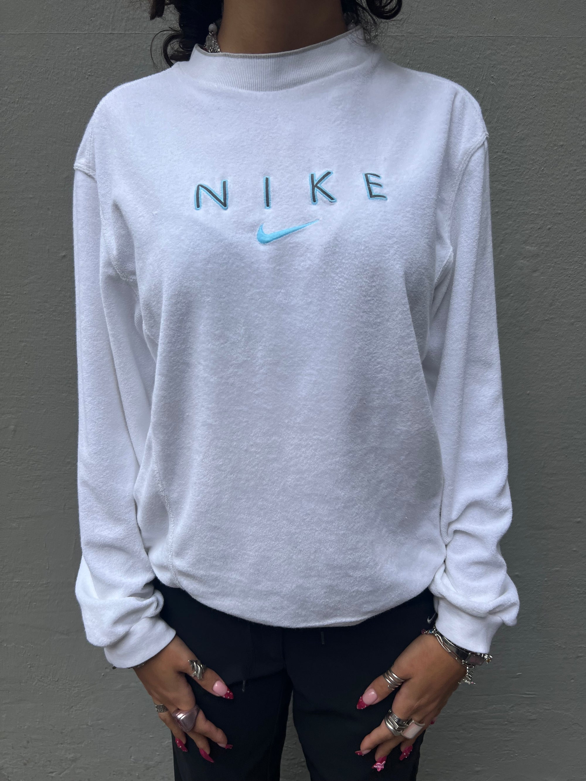 Vintage Nike Cozy Frotté Sweater S