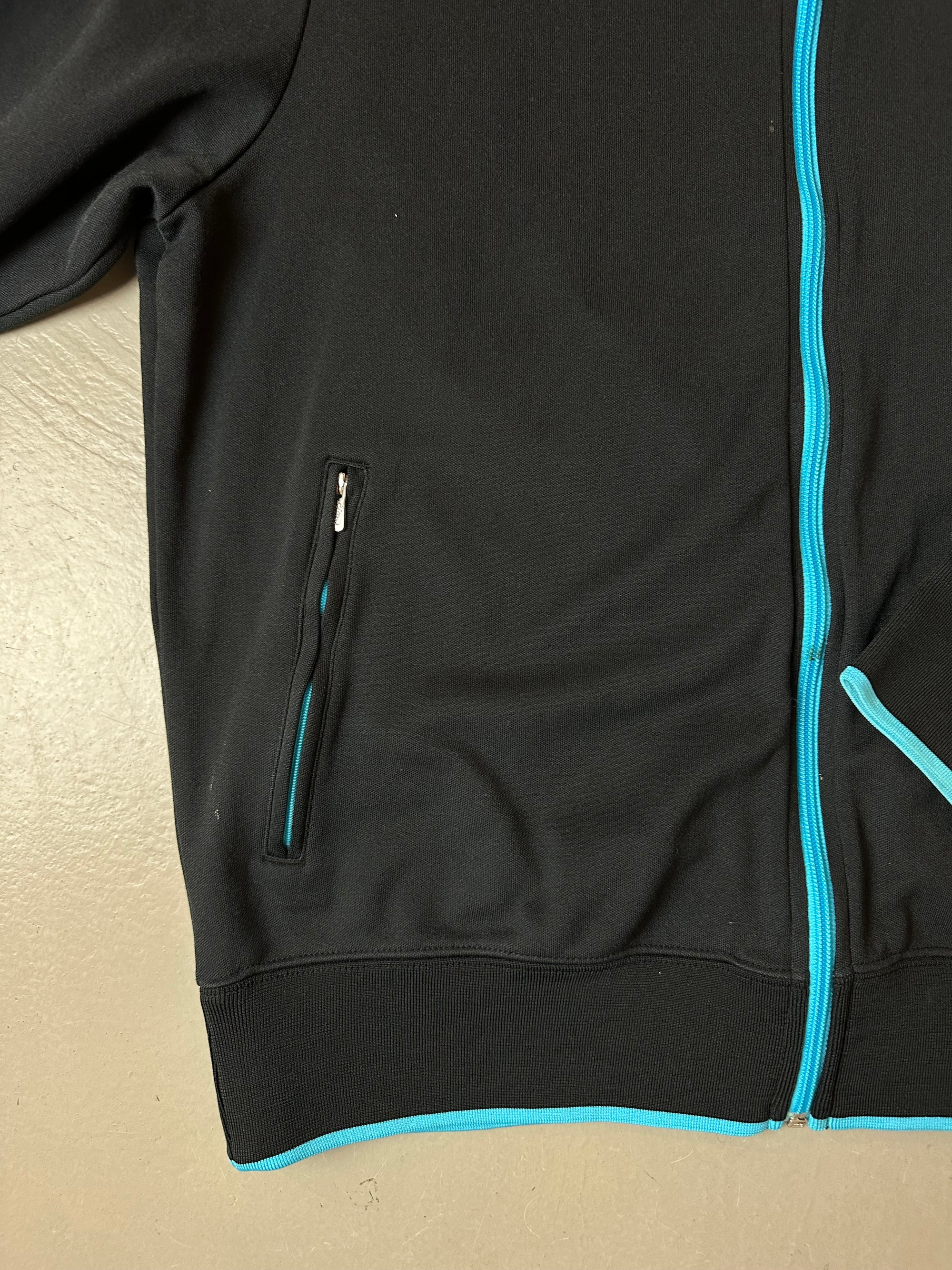 Vintage Black/Turquoise Nike Trackjacket M/L