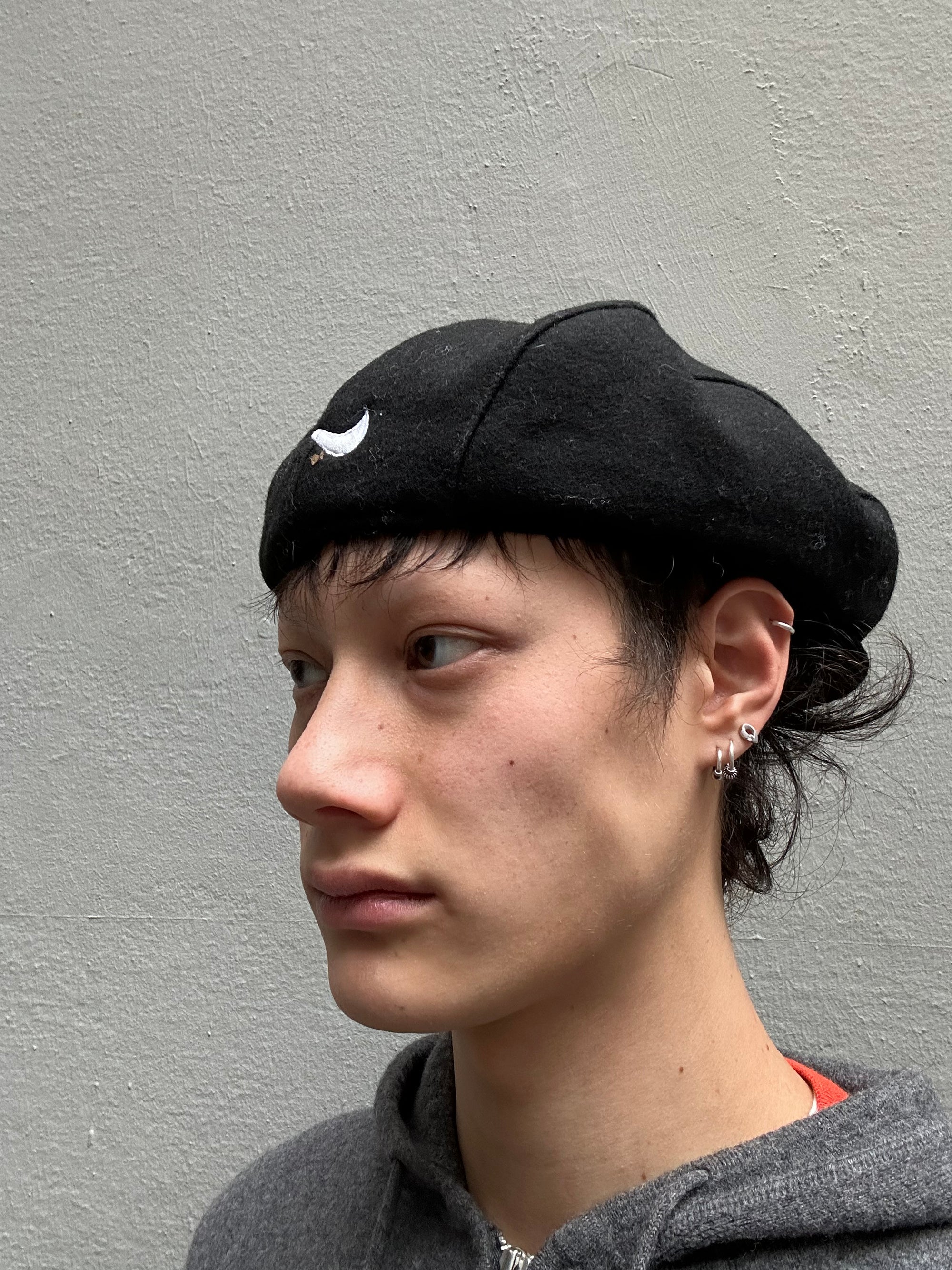 Vintage Nike Black Flat Cap