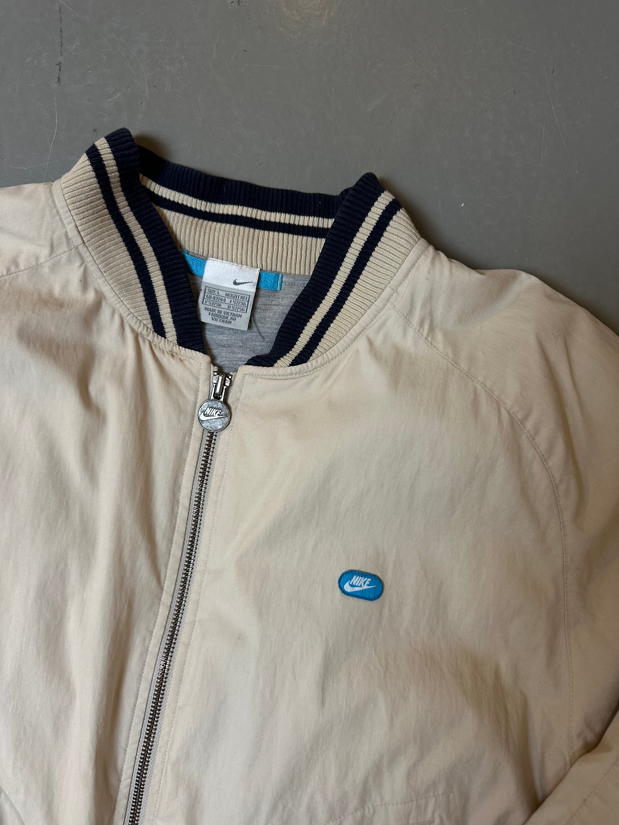 Vintage Beige Nike Bomberjacket L/XL