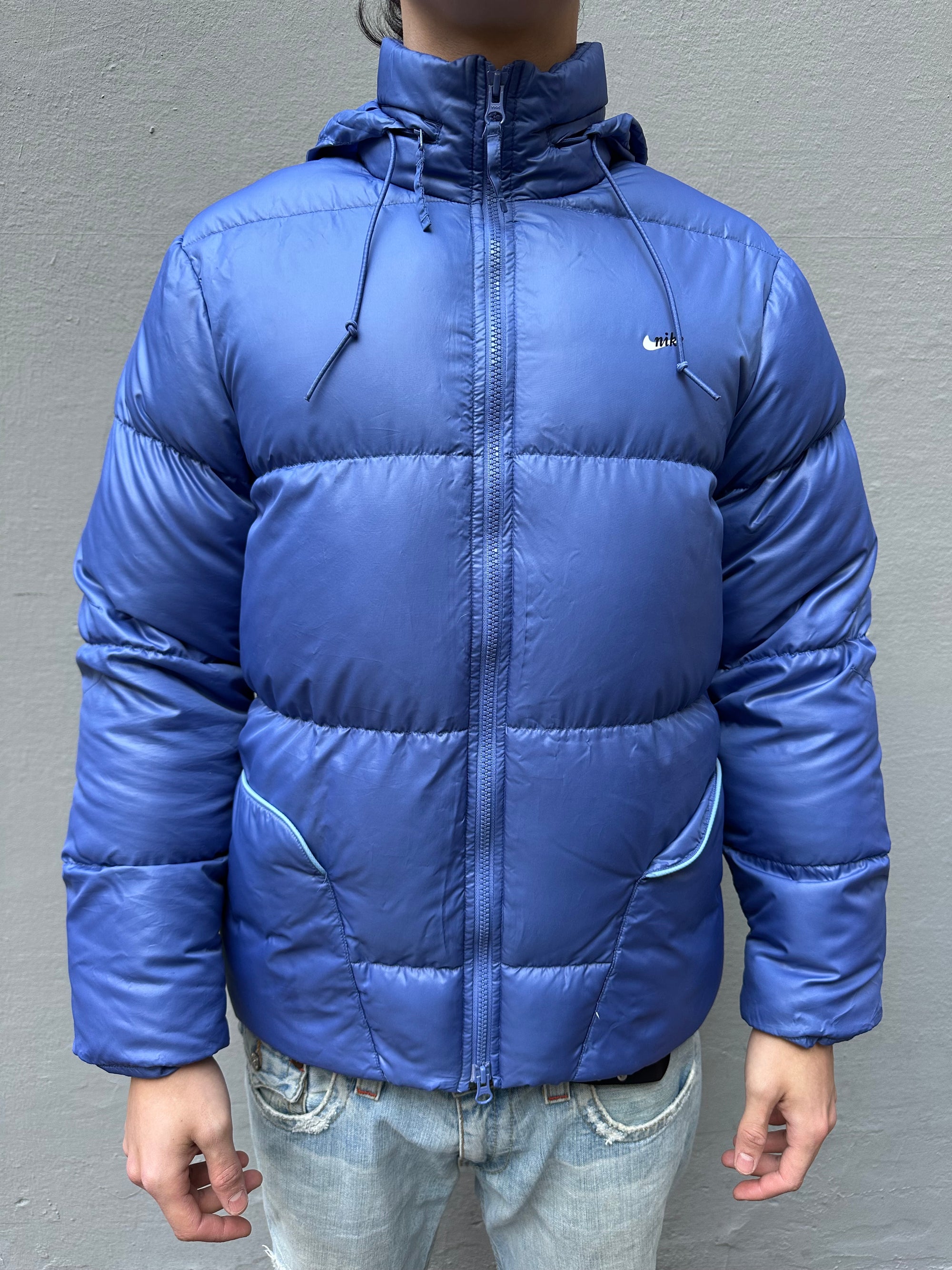 Blue Nike Puffer Jacket