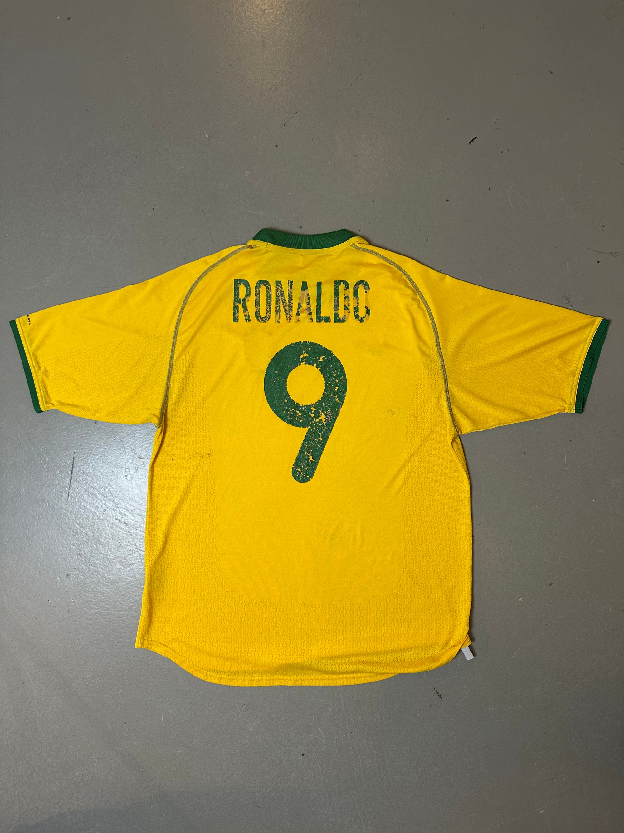 Vintage Nike Brasil Ronaldo Jersey XL