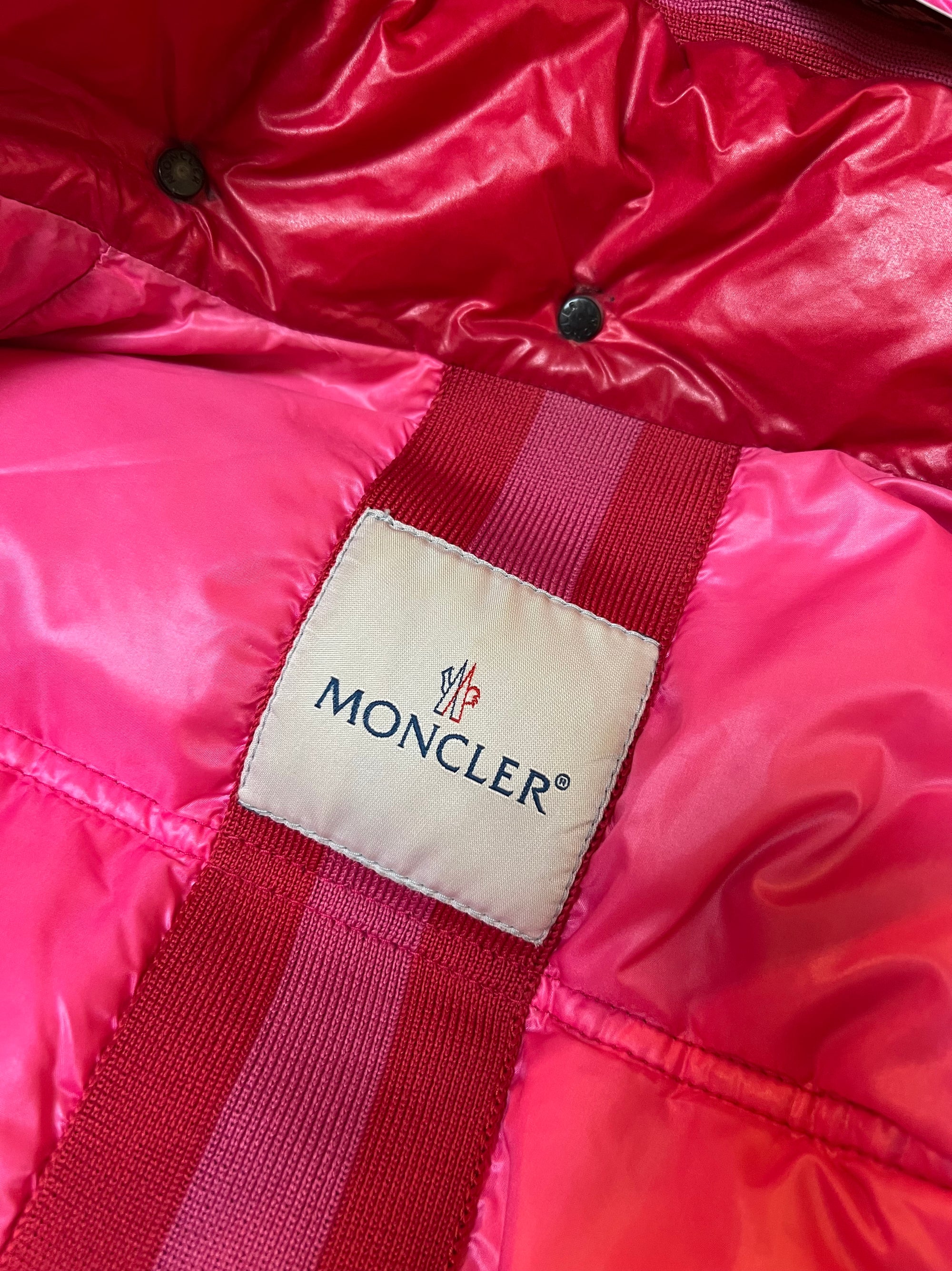 Vintage Pink Moncler Down Puffer Jacket S