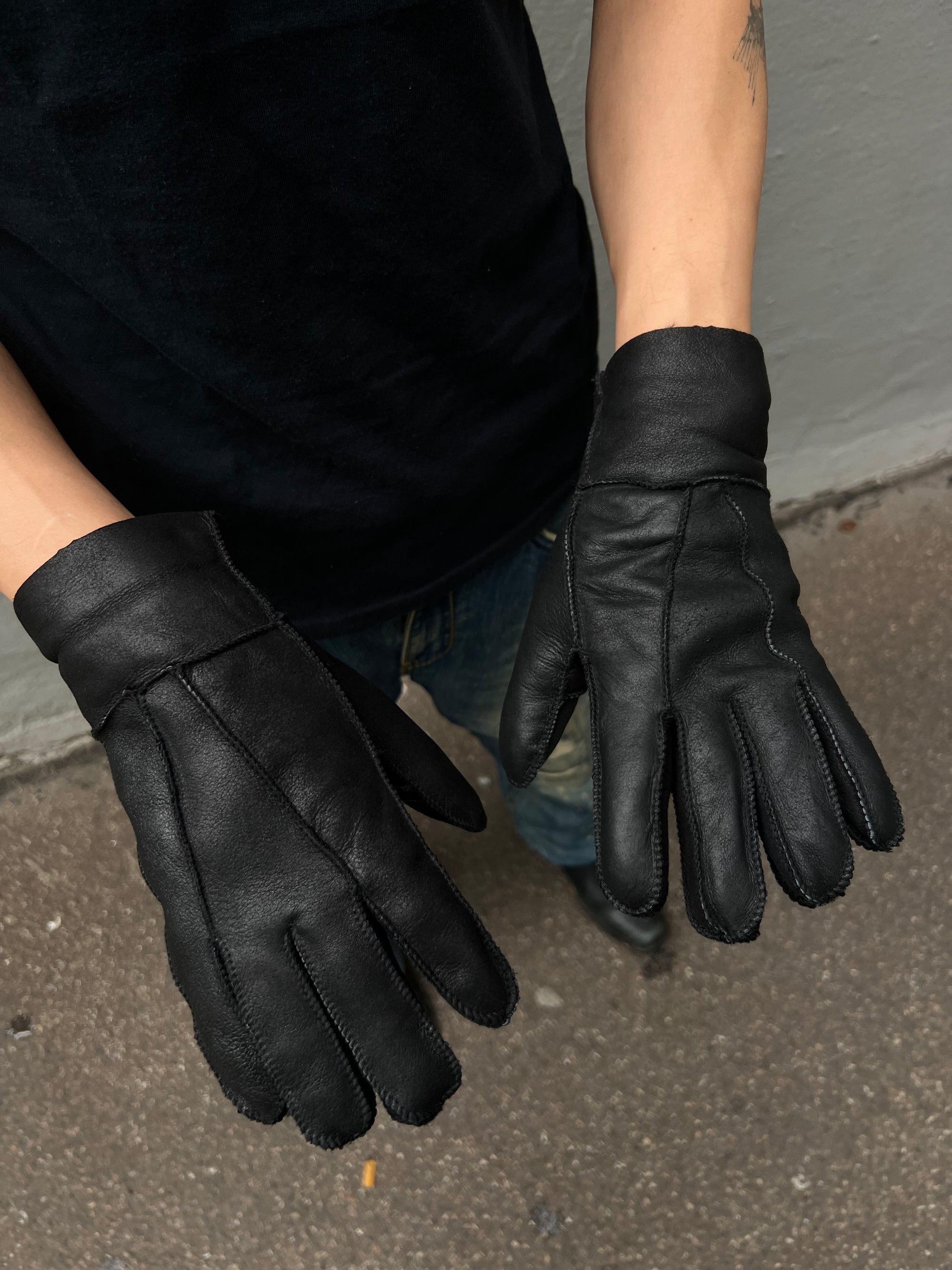 Vintage Leather Gloves