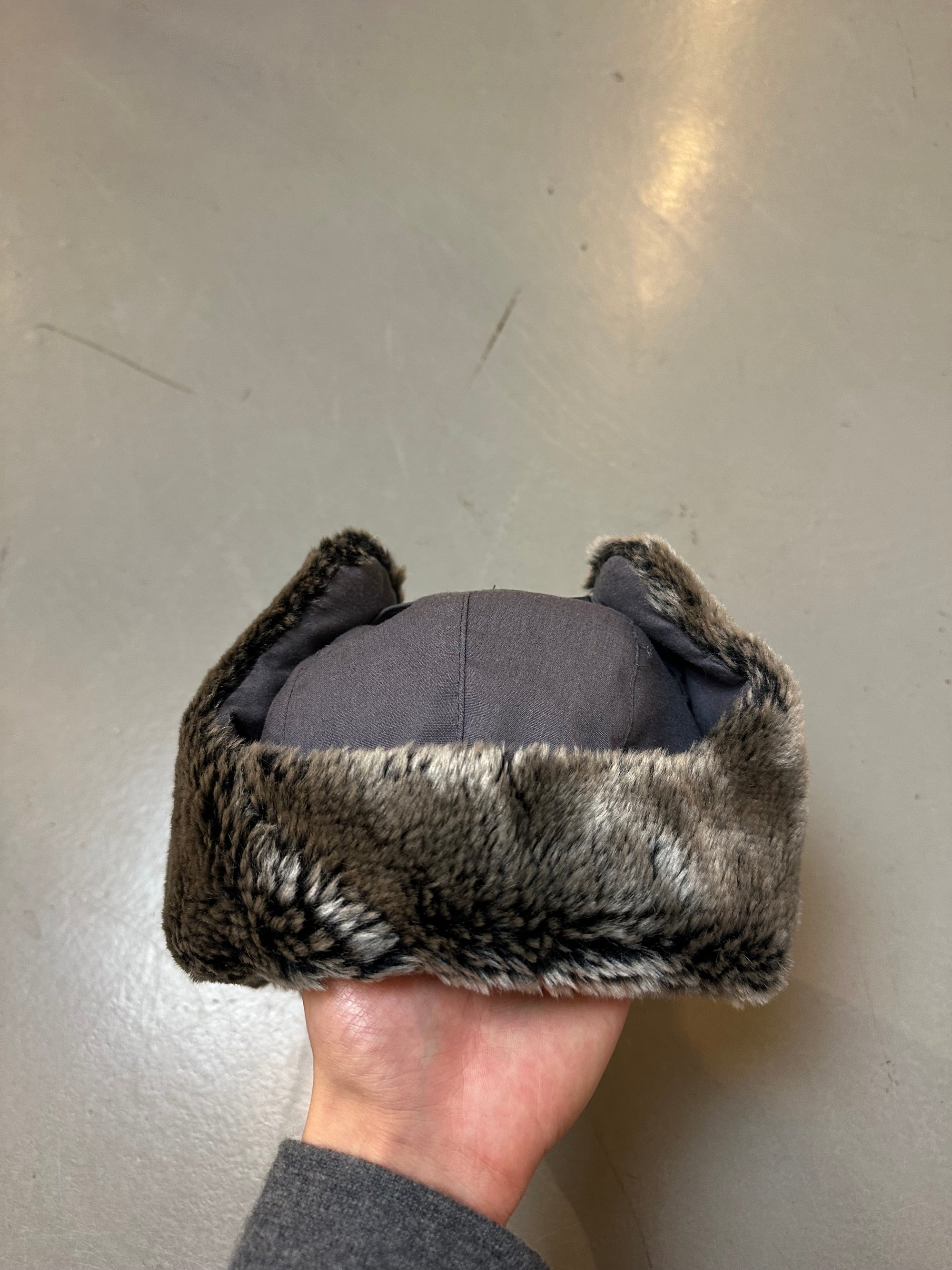 Vintage Purple Fur Ushanka