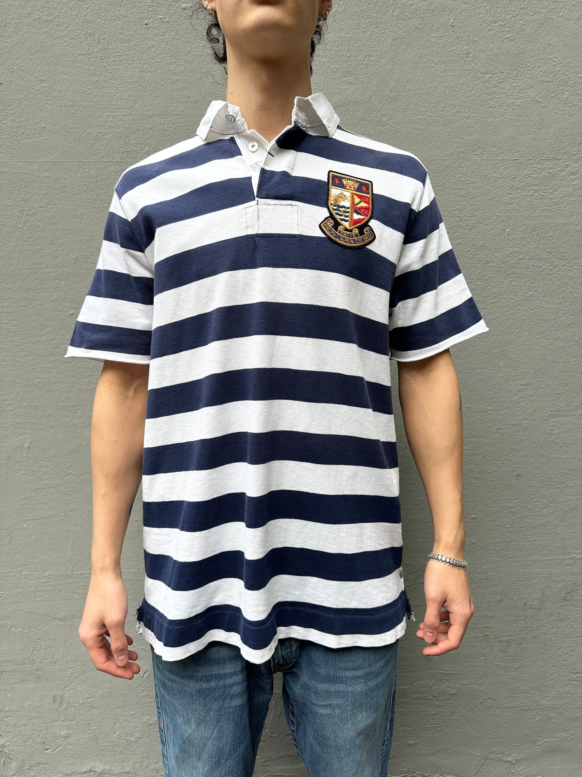 Vintage Ralph Lauren Polo Blue/White XL