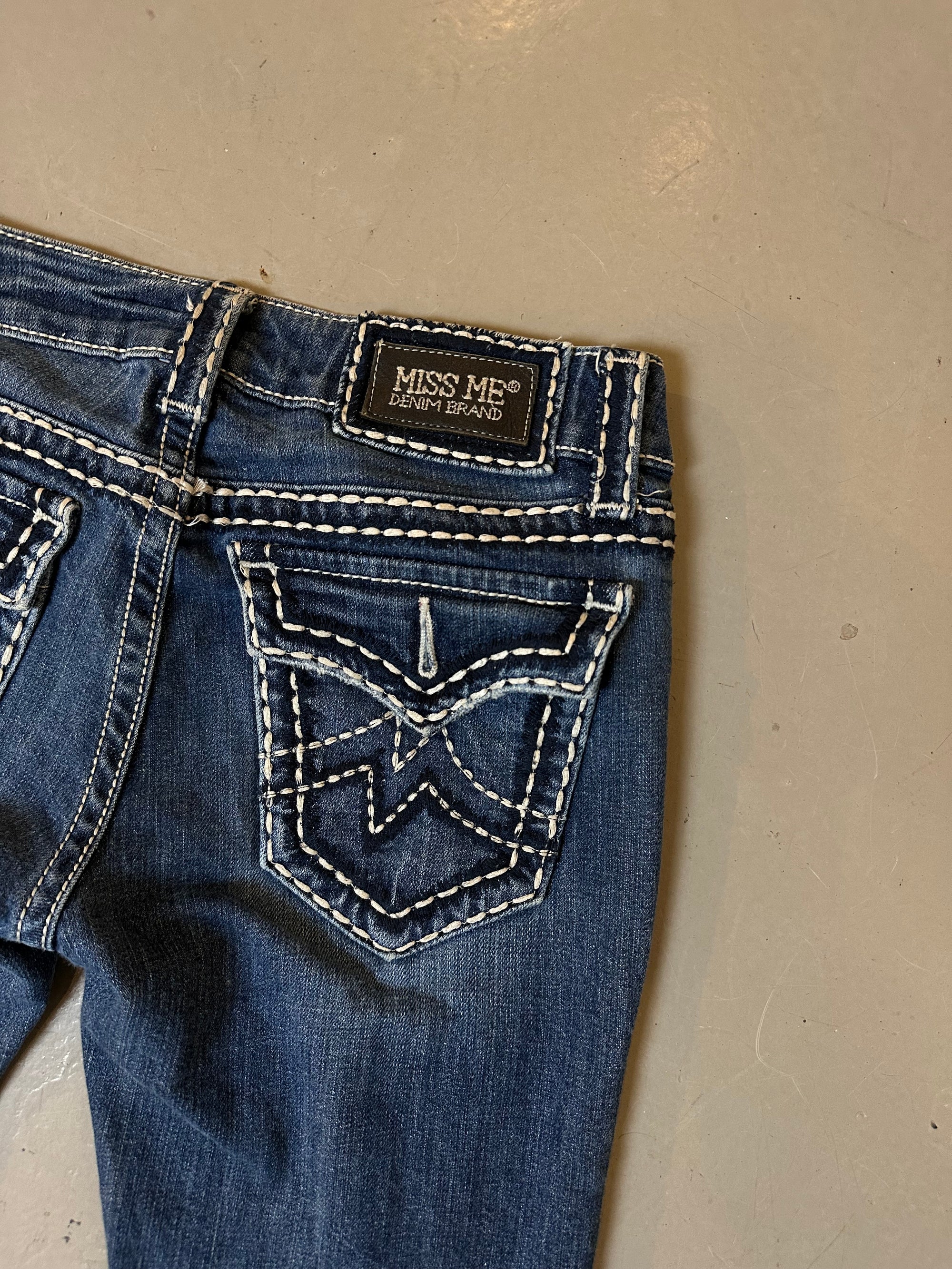 Vintage Miss Me Stitched Denim S/M