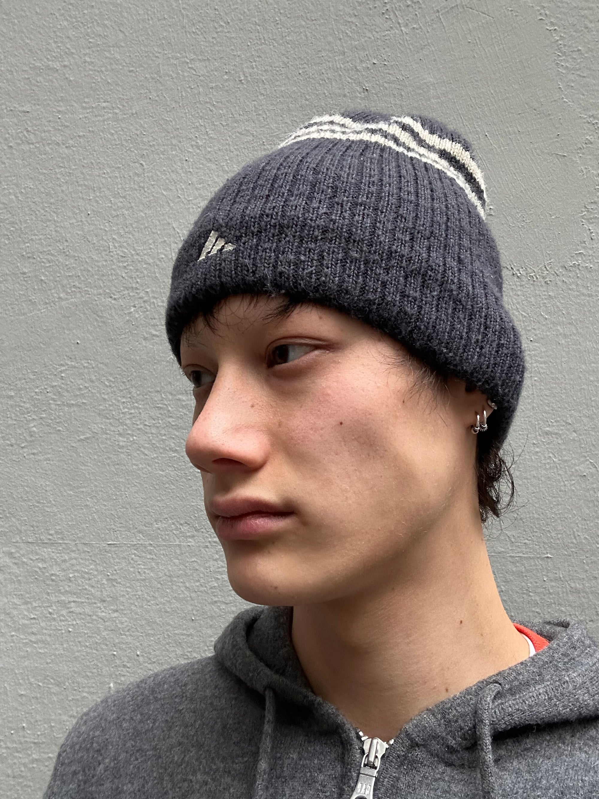 Vintage Adidas Striped Beanie