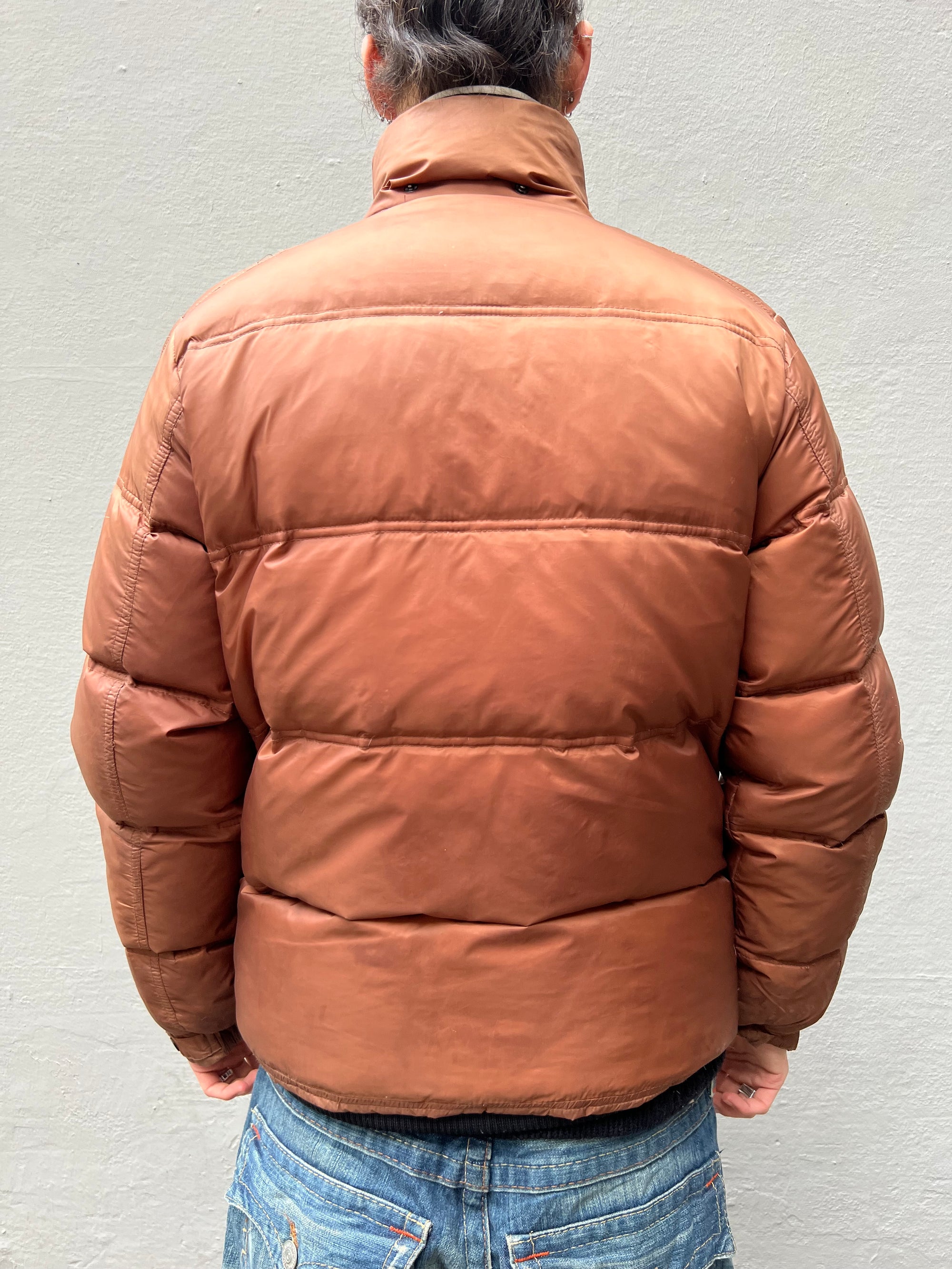 Vintage Brown Moncler Down-Puffer Jacket M/L