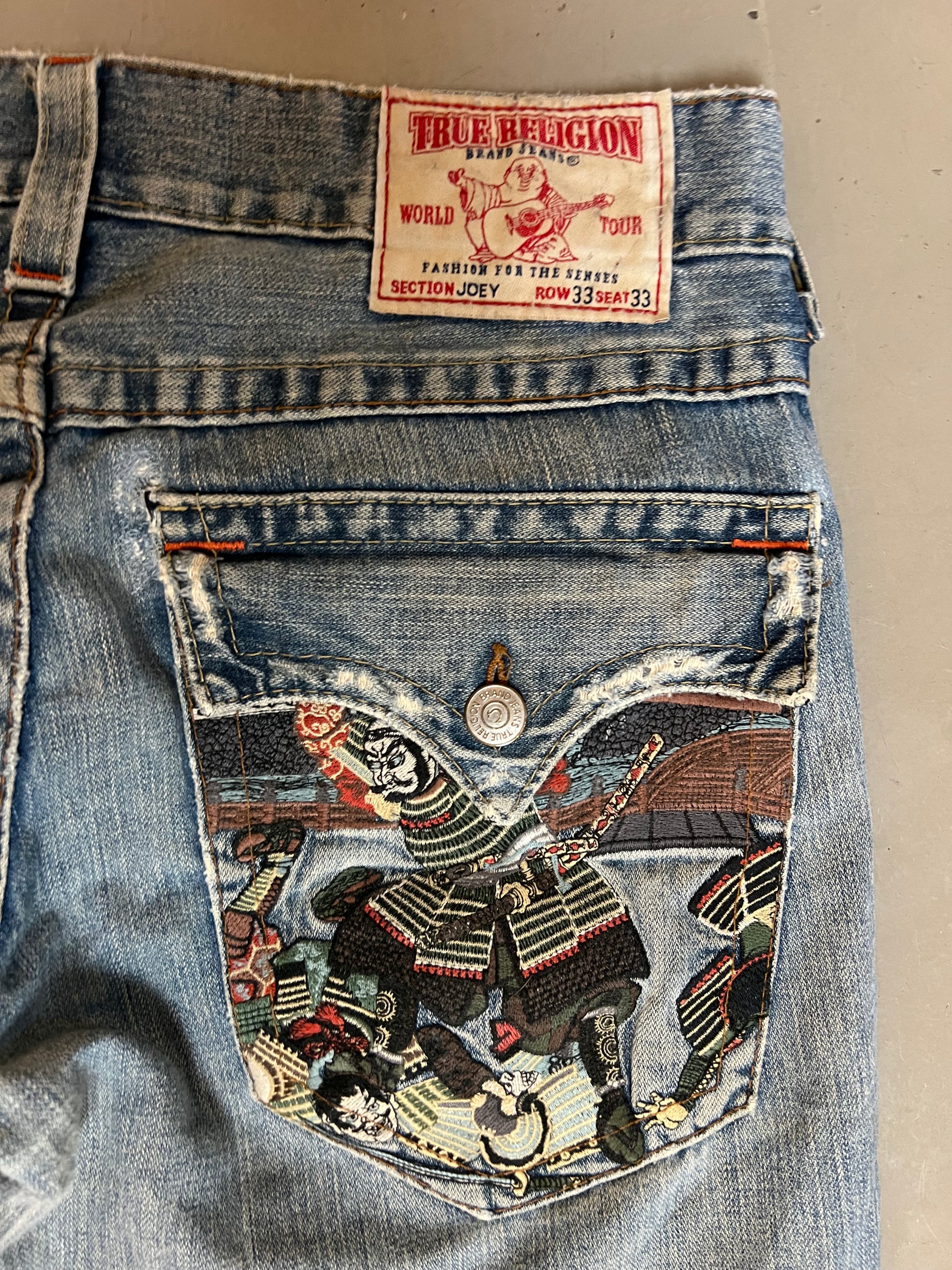 Vintage True Religion Stitched Denim M/L