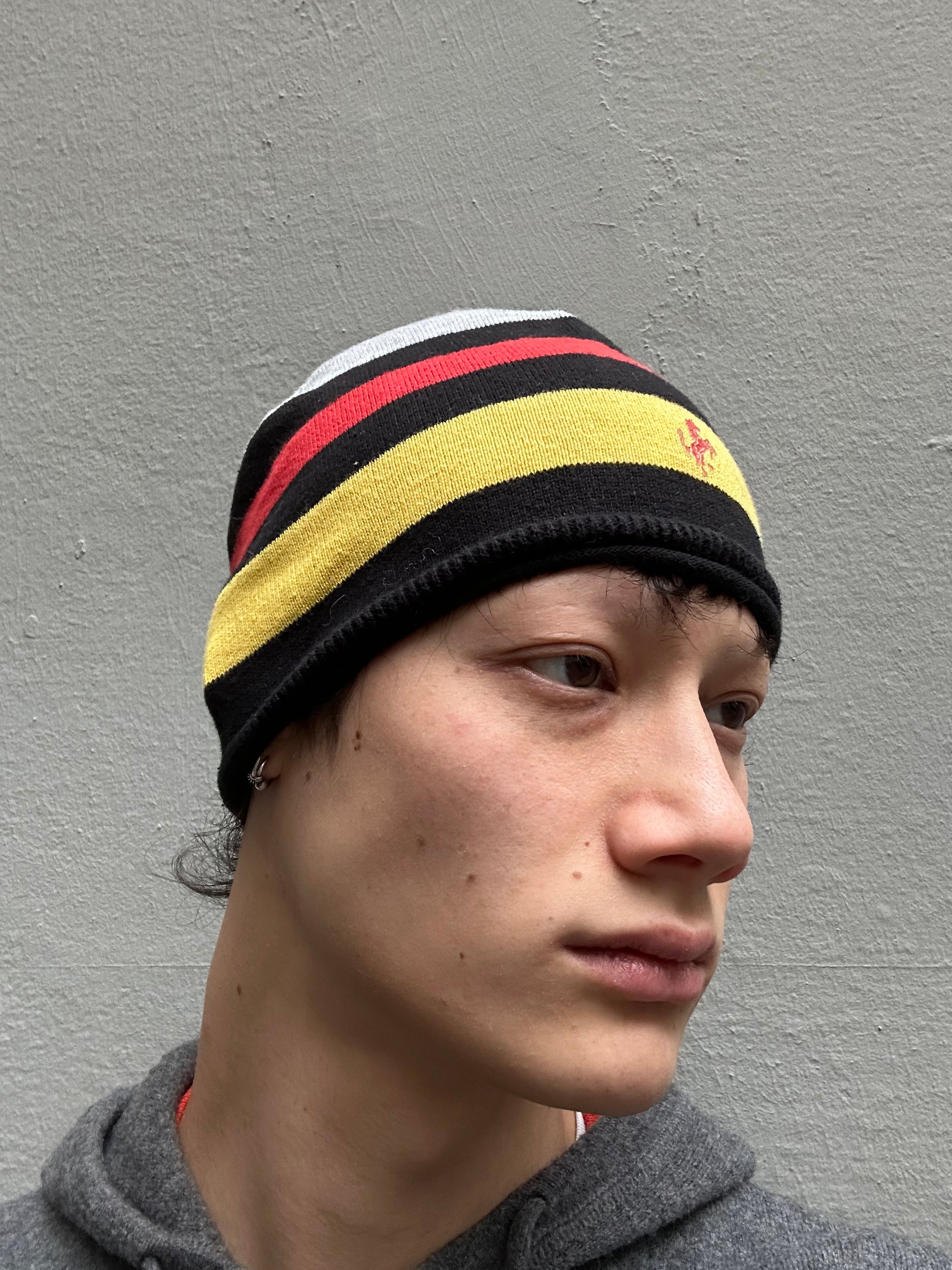 Vintage Ferrari Striped Beanie