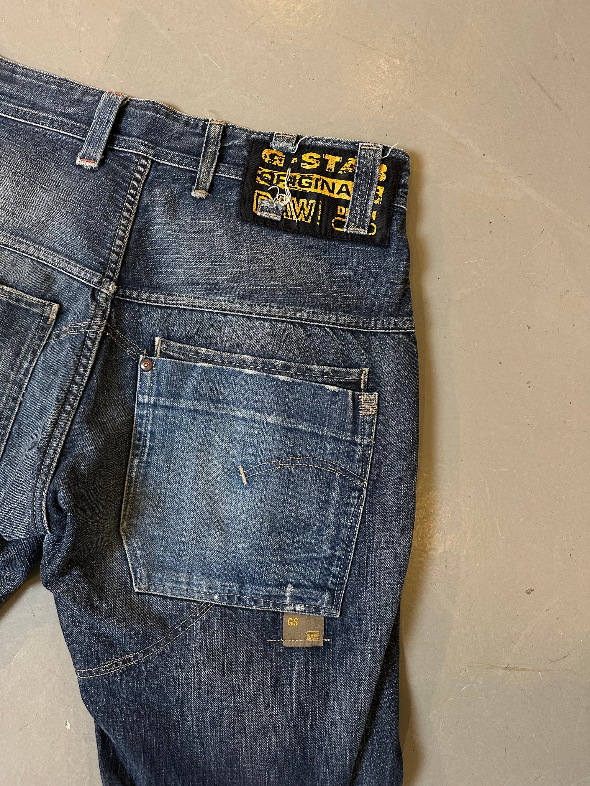 Vintage Flared G-Star Raw Denim L/XL