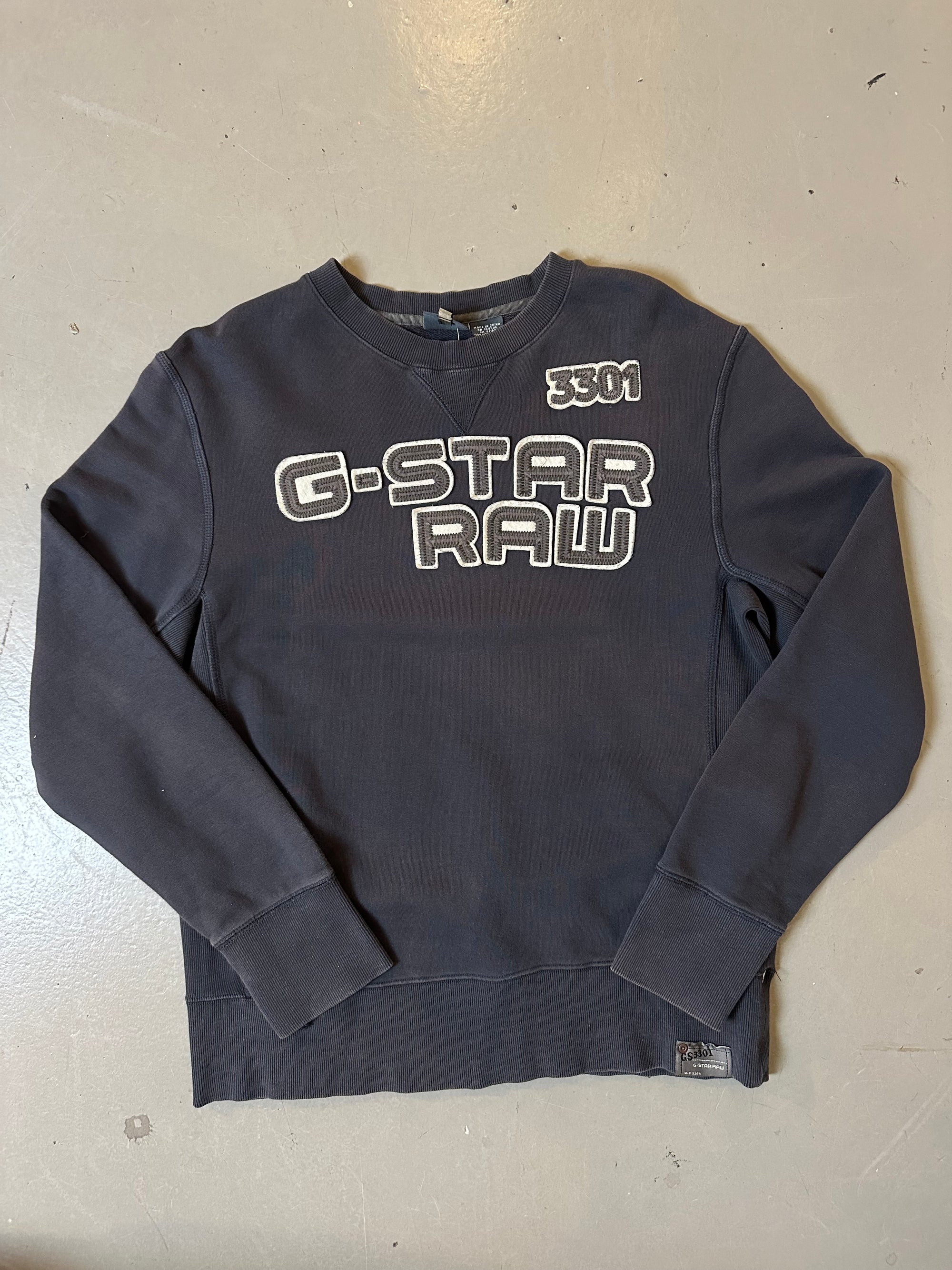 Vintage Grey G-Star Sweater L/XL