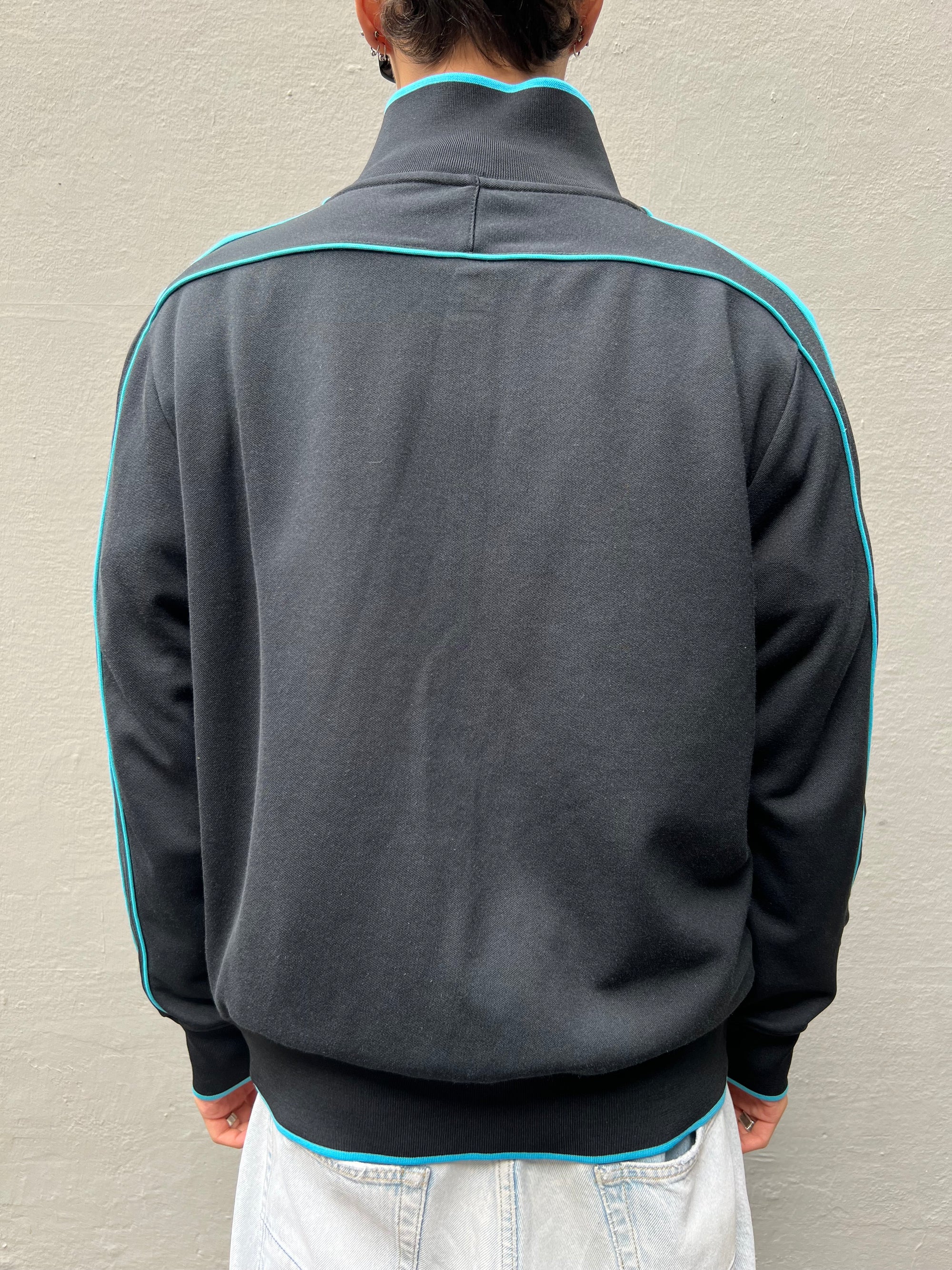 Vintage Black/Turquoise Nike Trackjacket M/L