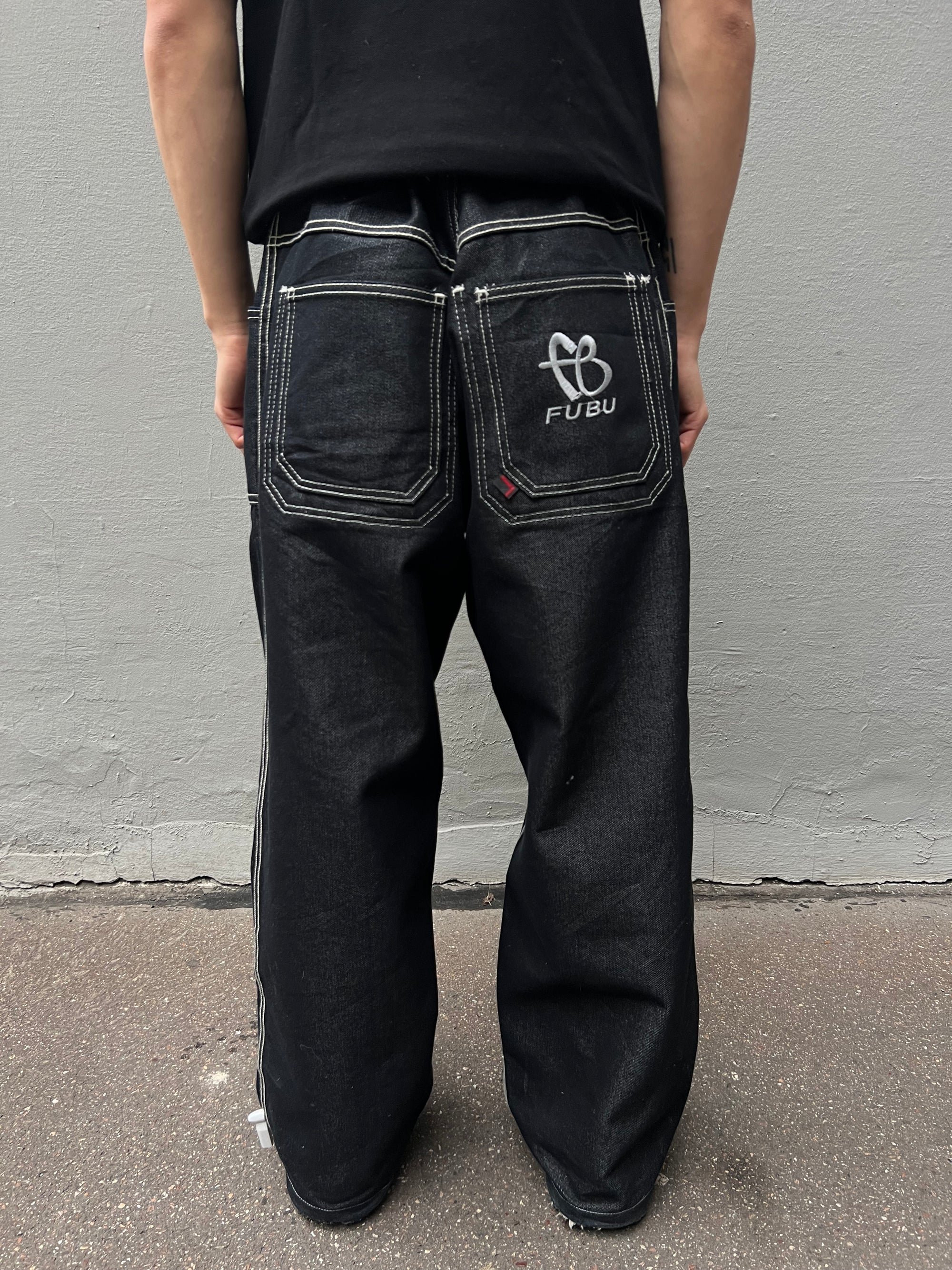 Vintage Fubu Dark Baggy Denim XL