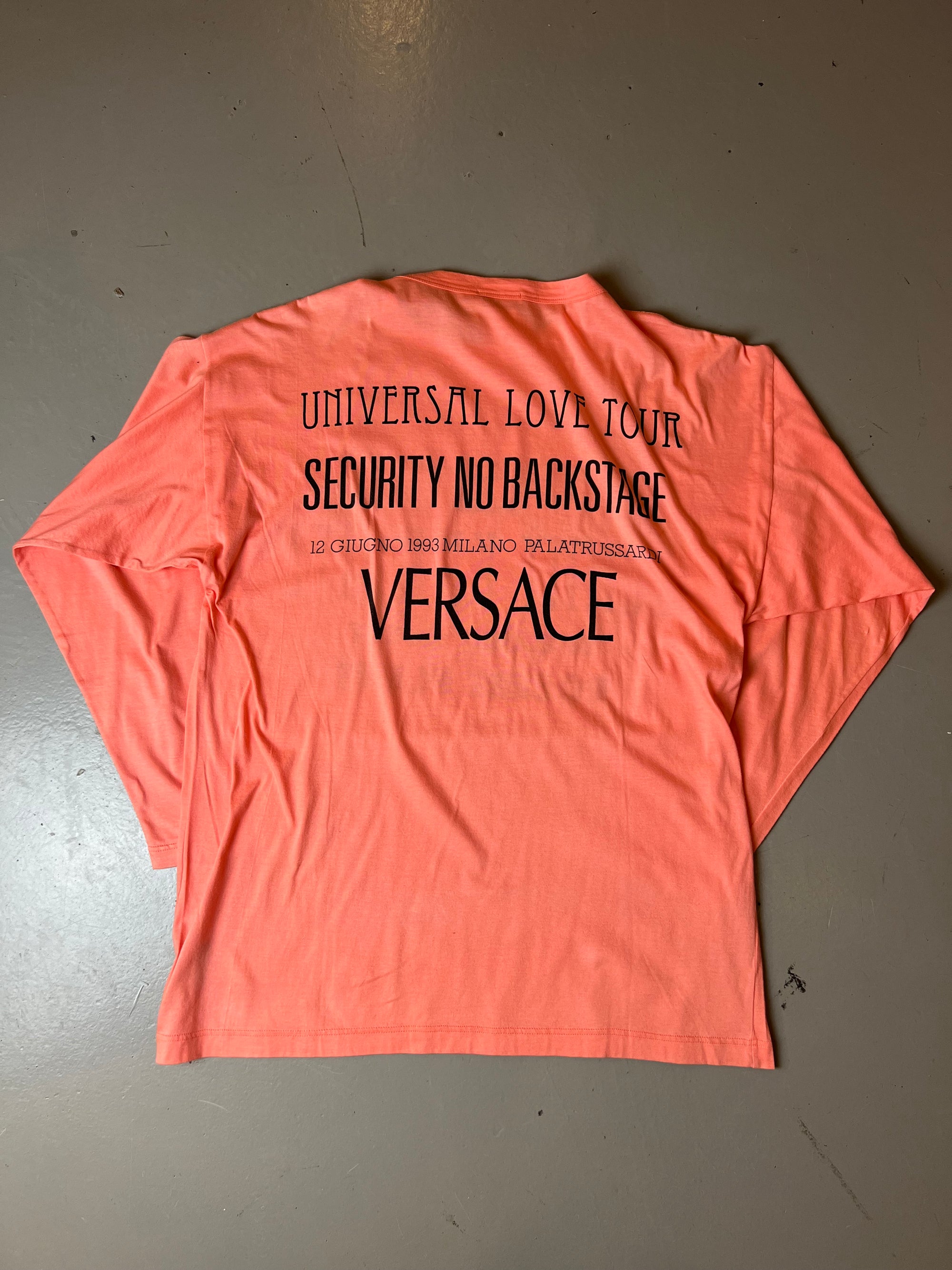 Vintage Versace 1993 Lenny Kravitz Tour Longsleeve L/XL