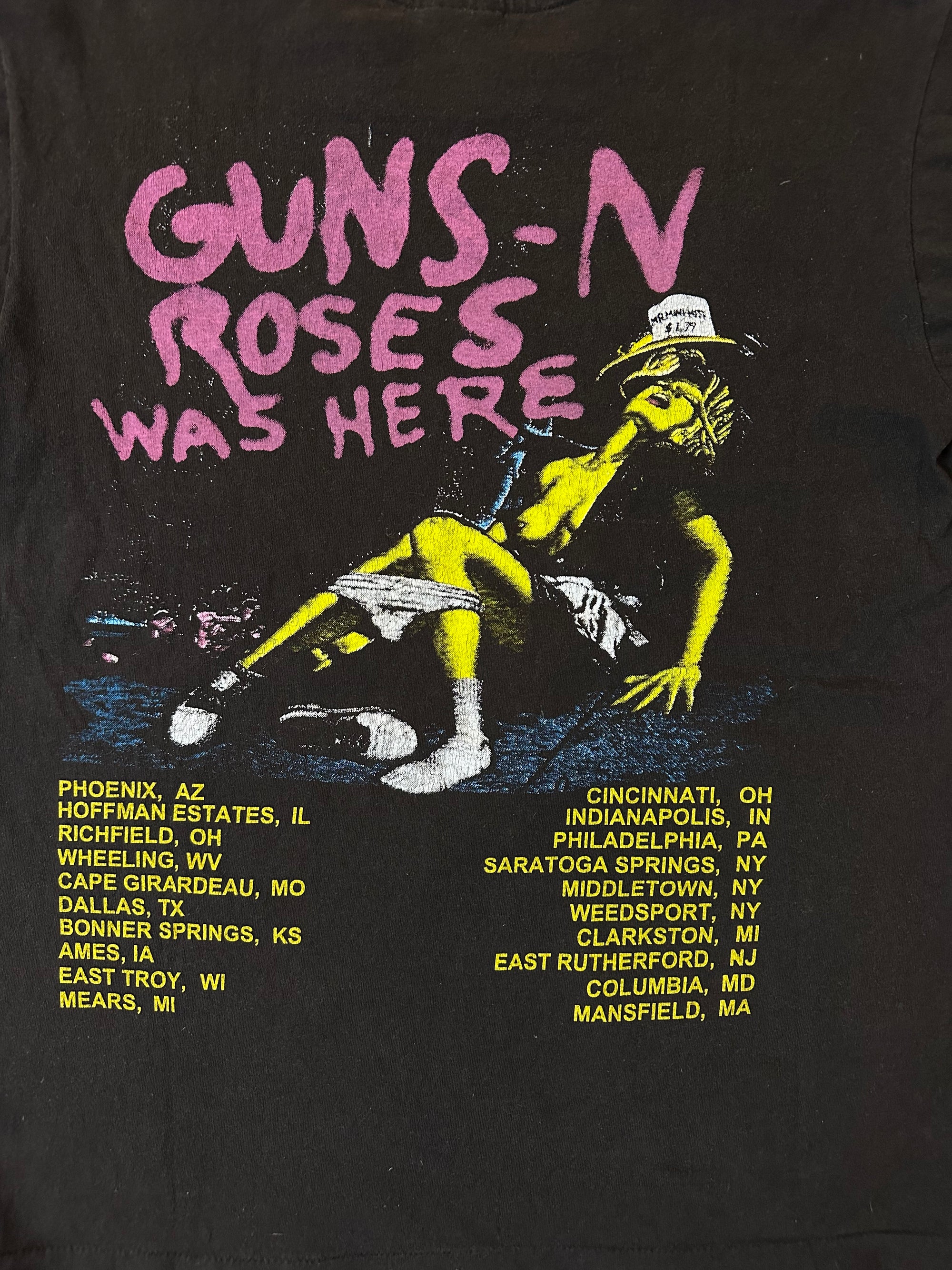 Vintage Black GunsNRoses Tee M/L