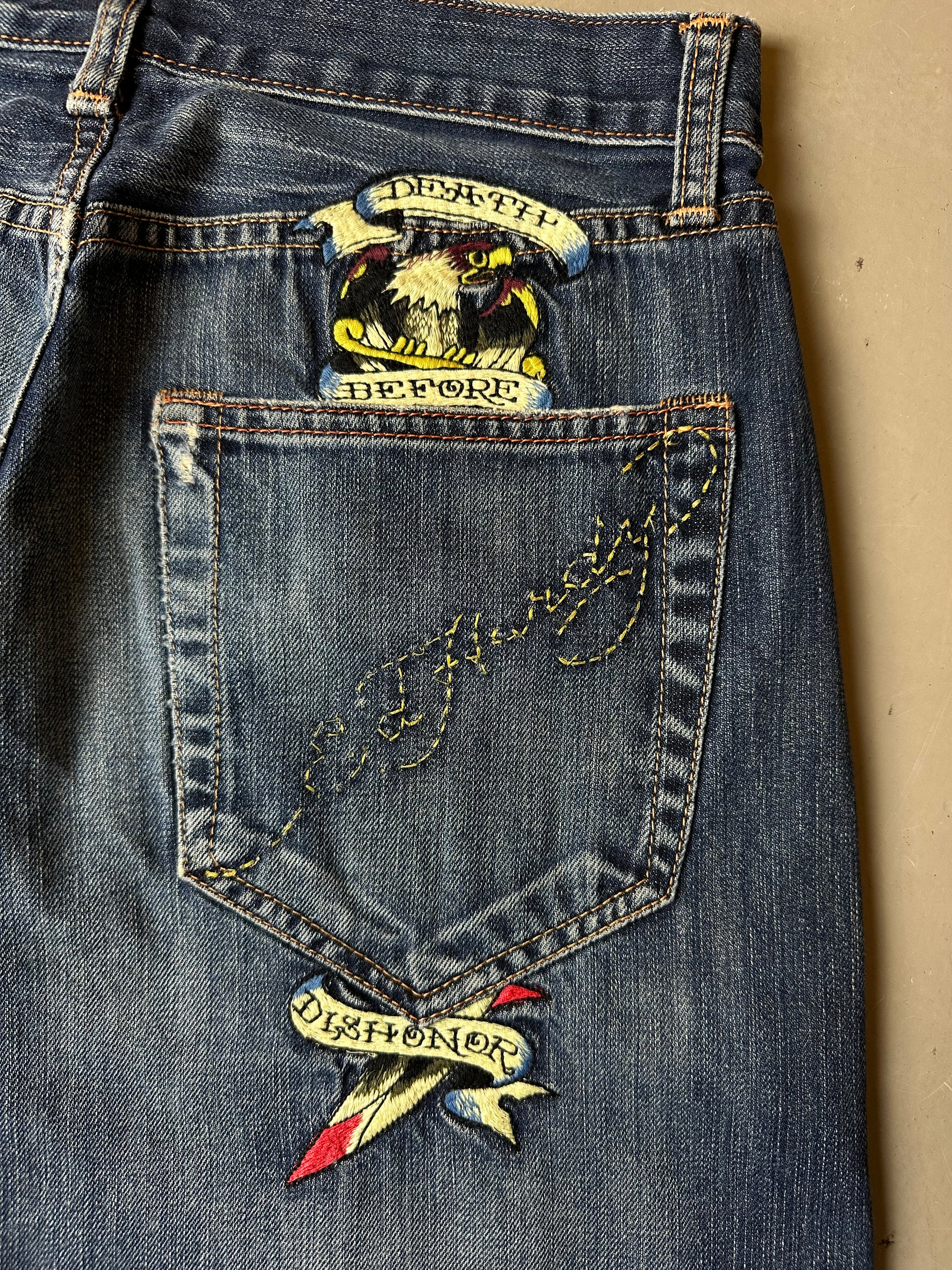 Vintage Ed Hardy Denim M/L