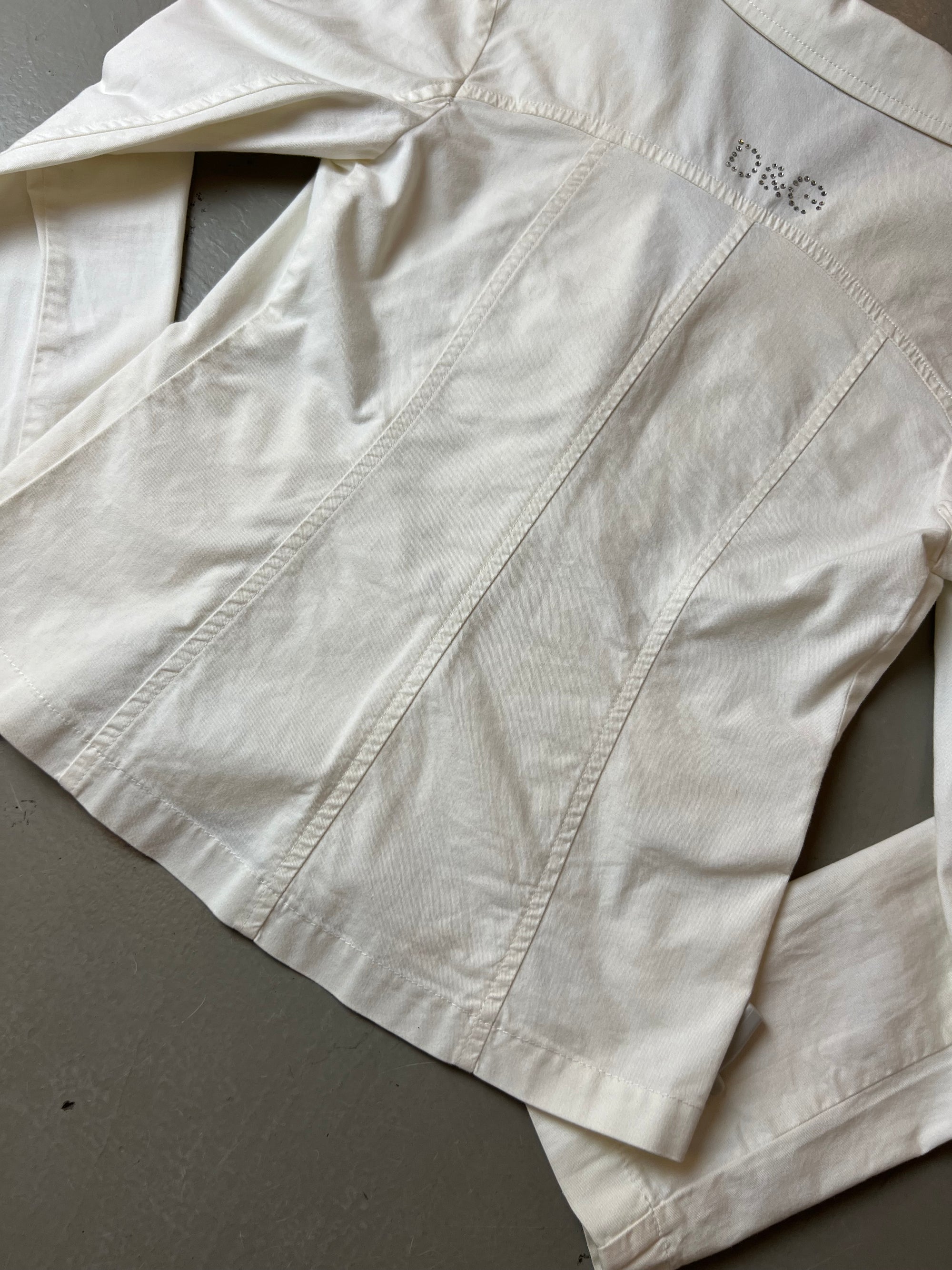 Vintage Dolce&Gabbana White Light Jacket M