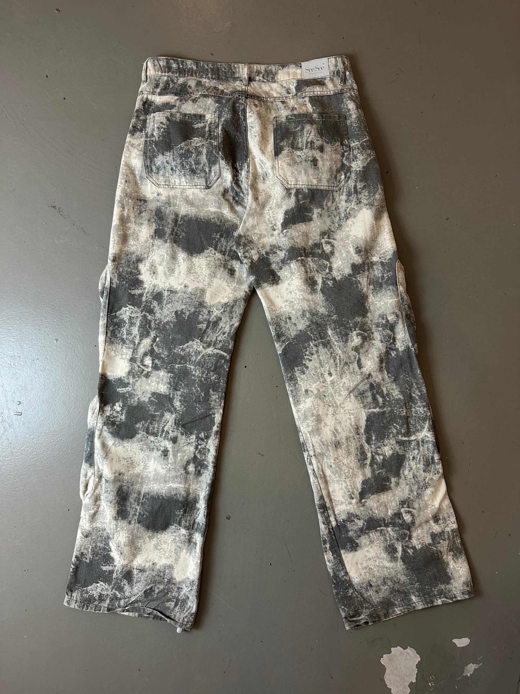 Vintage See See Washed Baggy Pants M/L