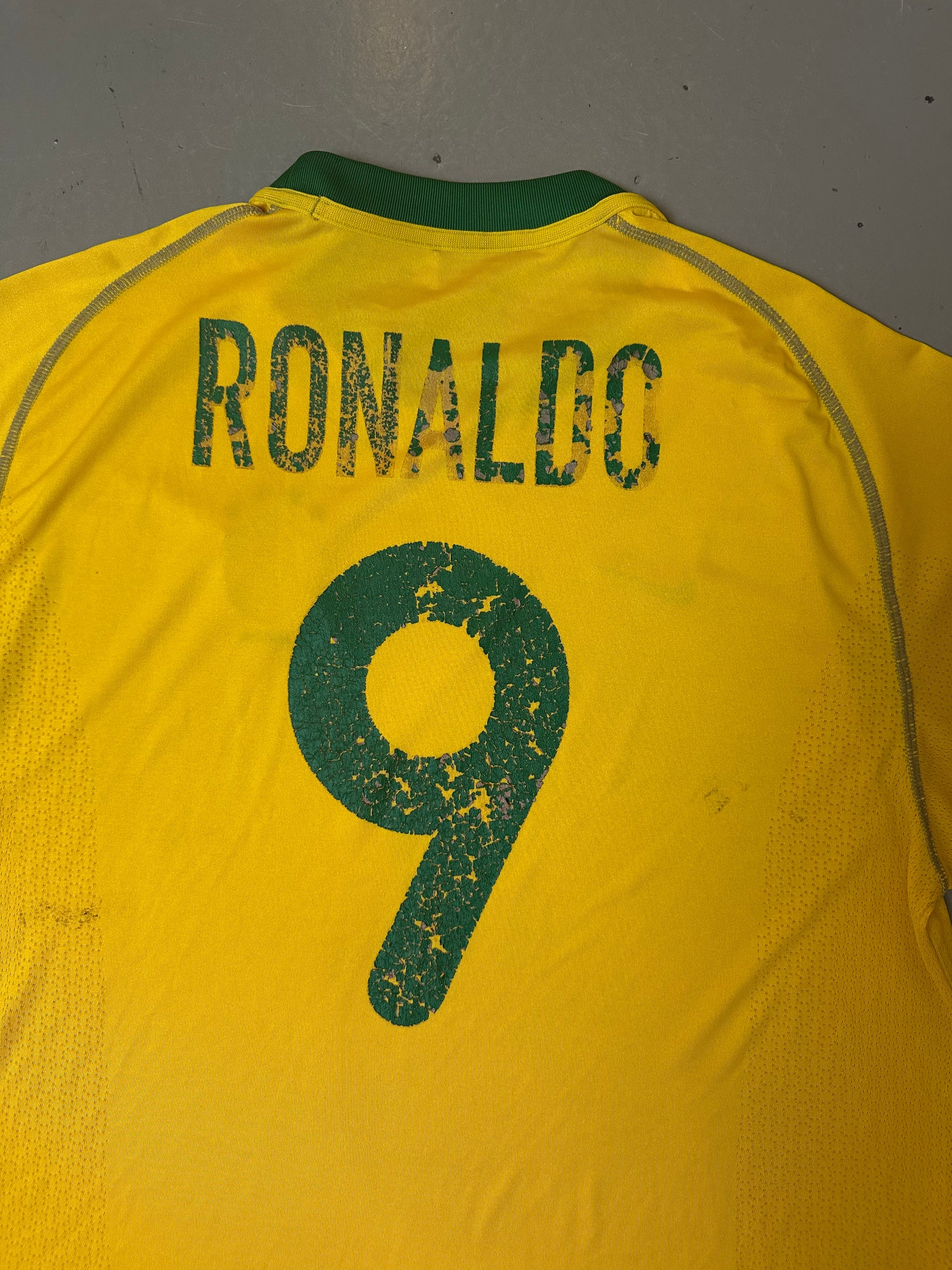 Vintage Nike Brasil Ronaldo Jersey XL