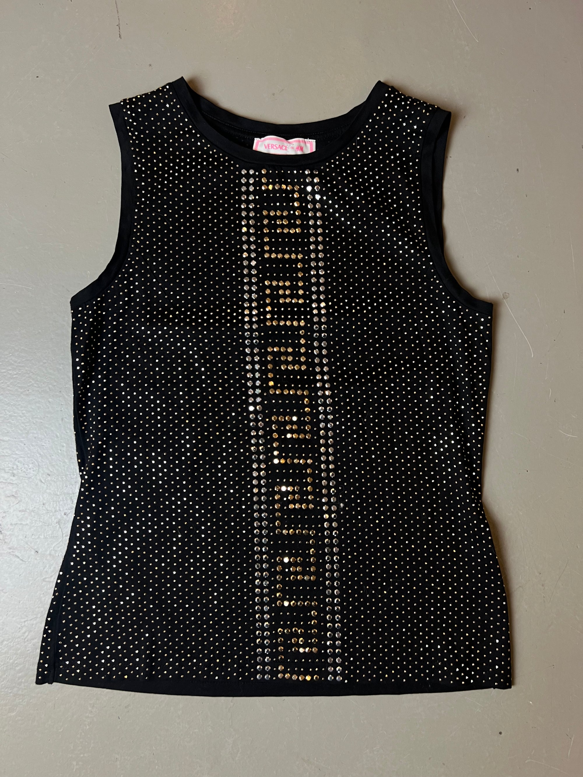 Vintage Versace x H&M Rhinestone Top S/M